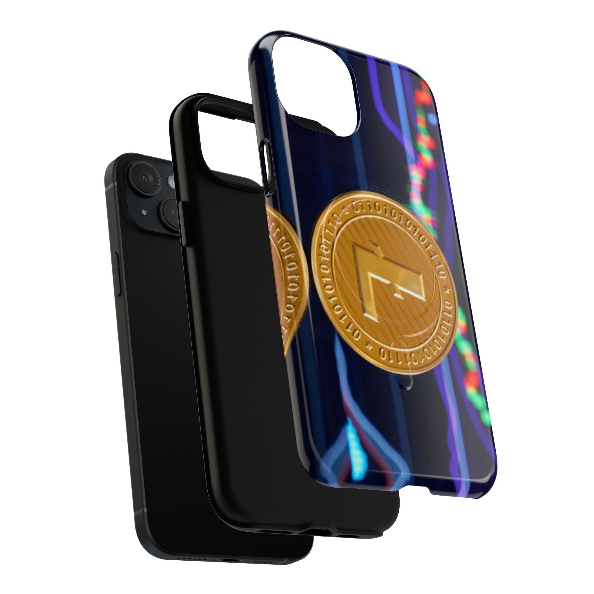 Litecoin Crypto Coin Phone Case | Tough Magnetic Case, Blockchain Design