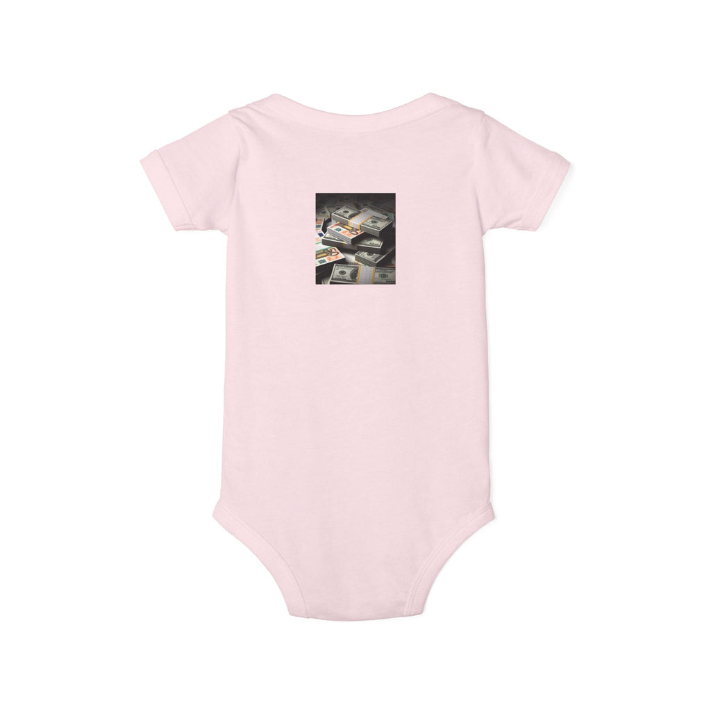 Stack Of Cash Infant Onesie | Baby Bodysuit Photography Print