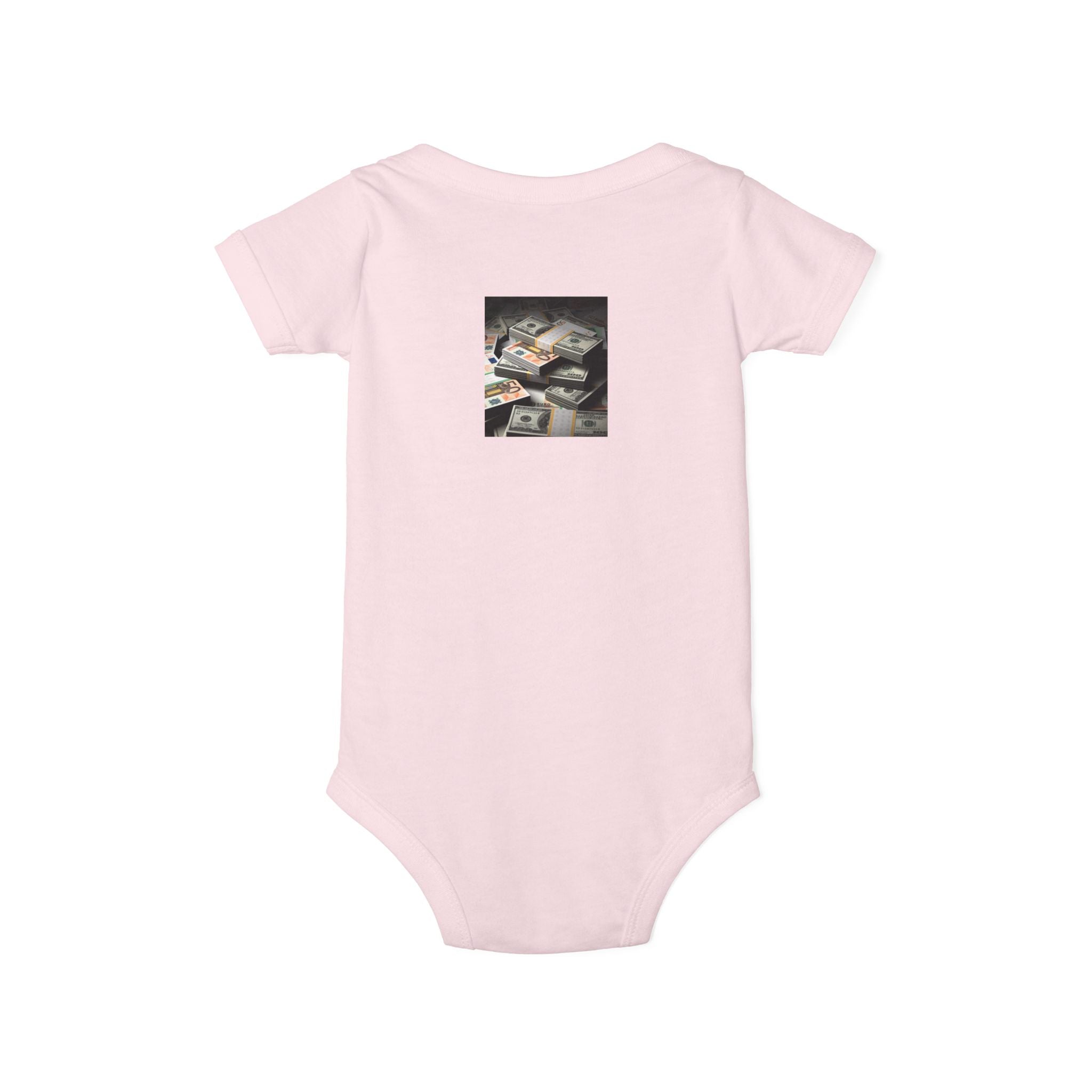 Stack Of Cash Infant Onesie | Baby Bodysuit Photography Print