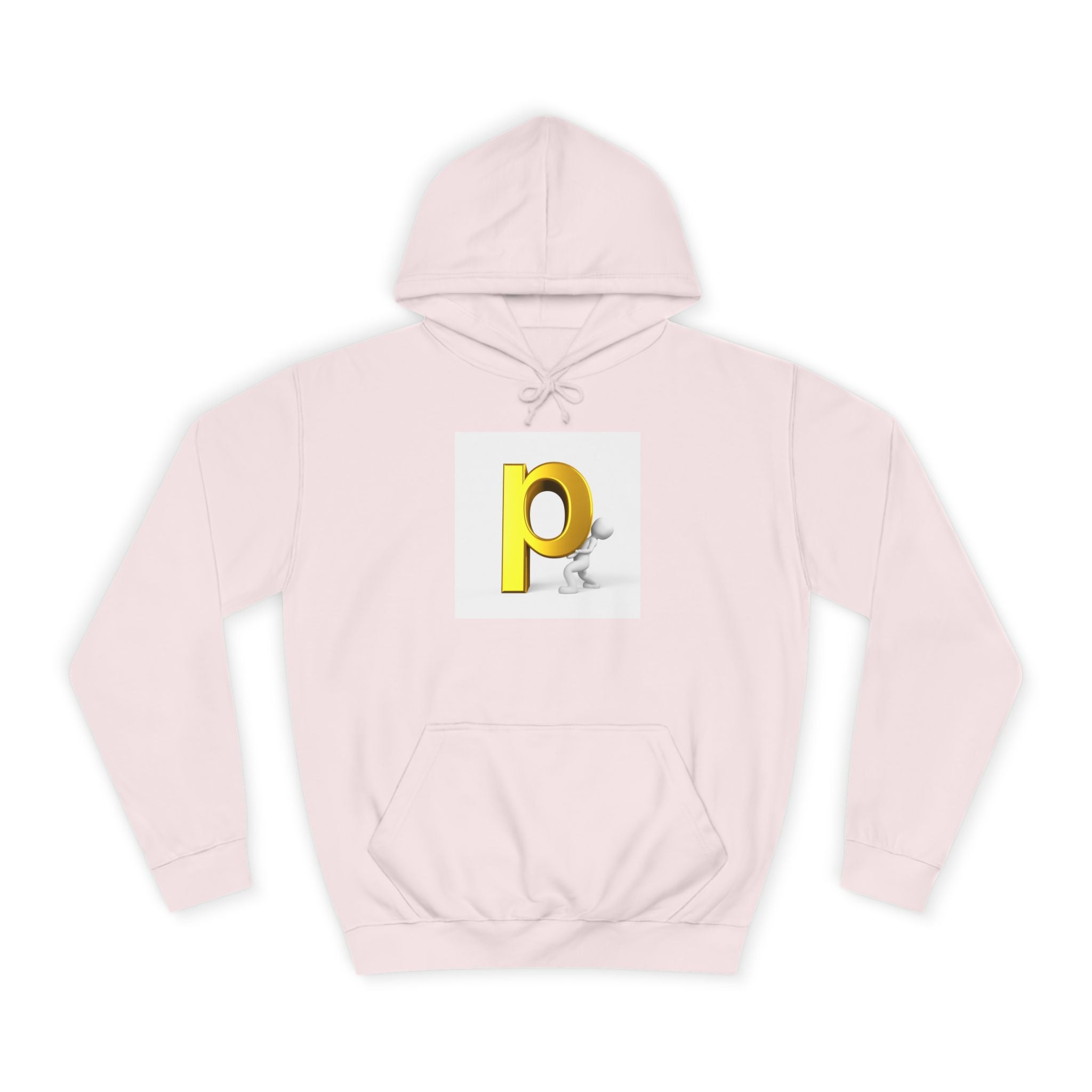 Sweat à capuche lettre P 3D | Pull Monogramme initiale P