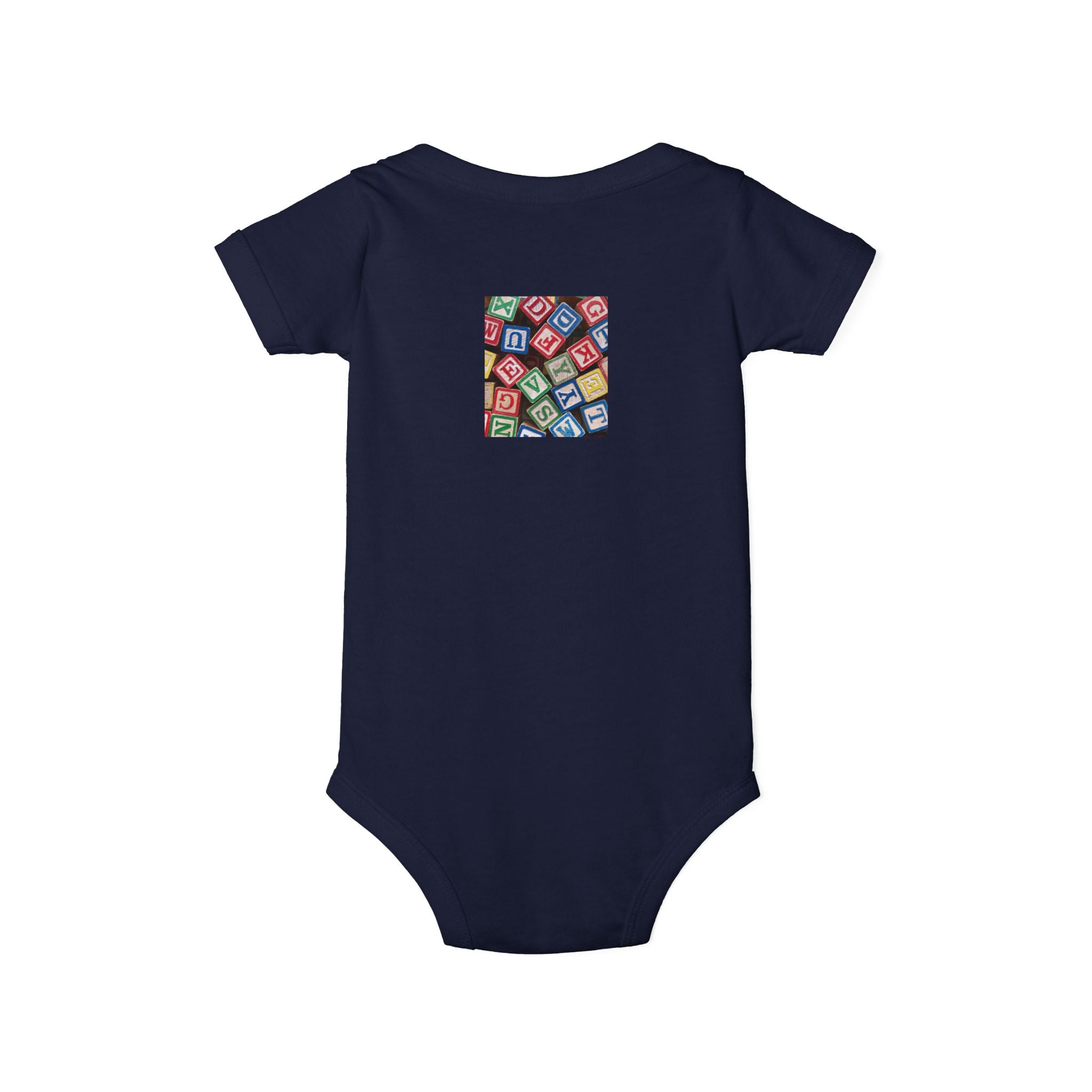 Colorful Alphabet Blocks Infant One Piece | Baby Bodysuit