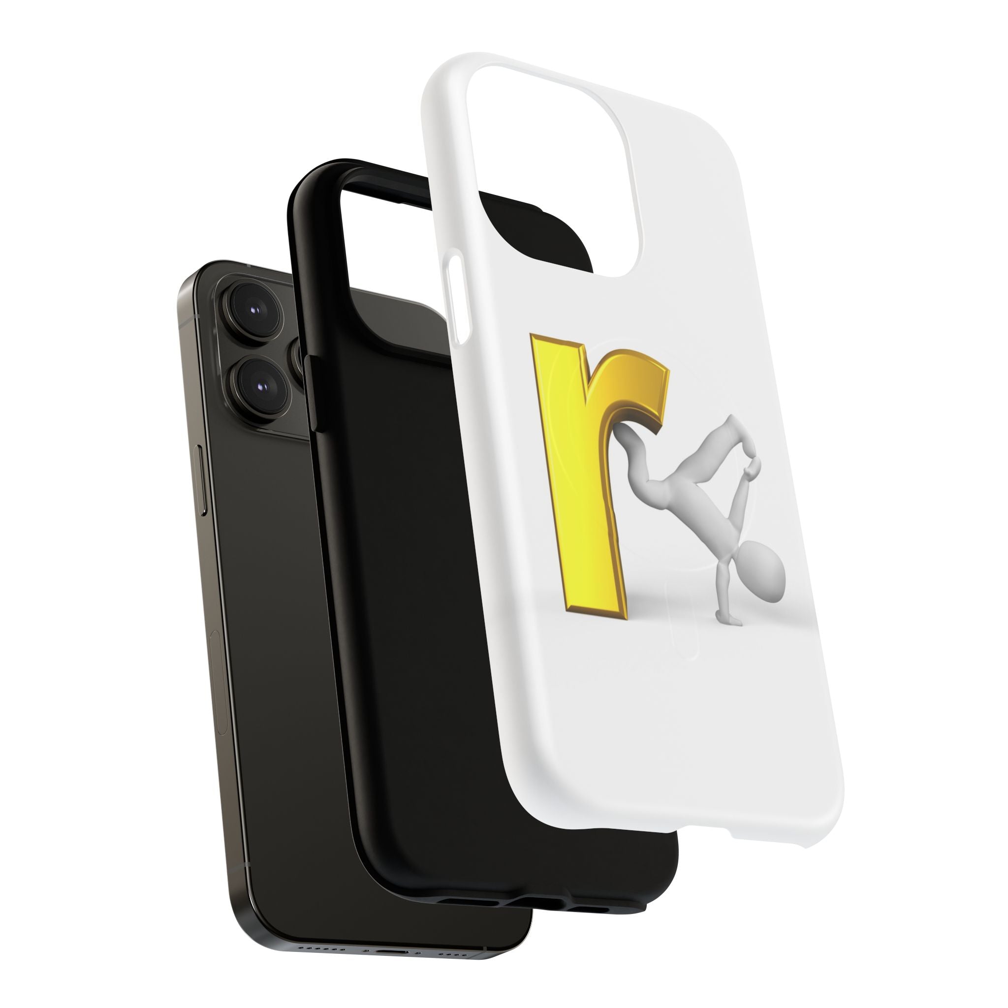 Yellow Letter R Breakdance Phone Case | Tough Magnetic Case