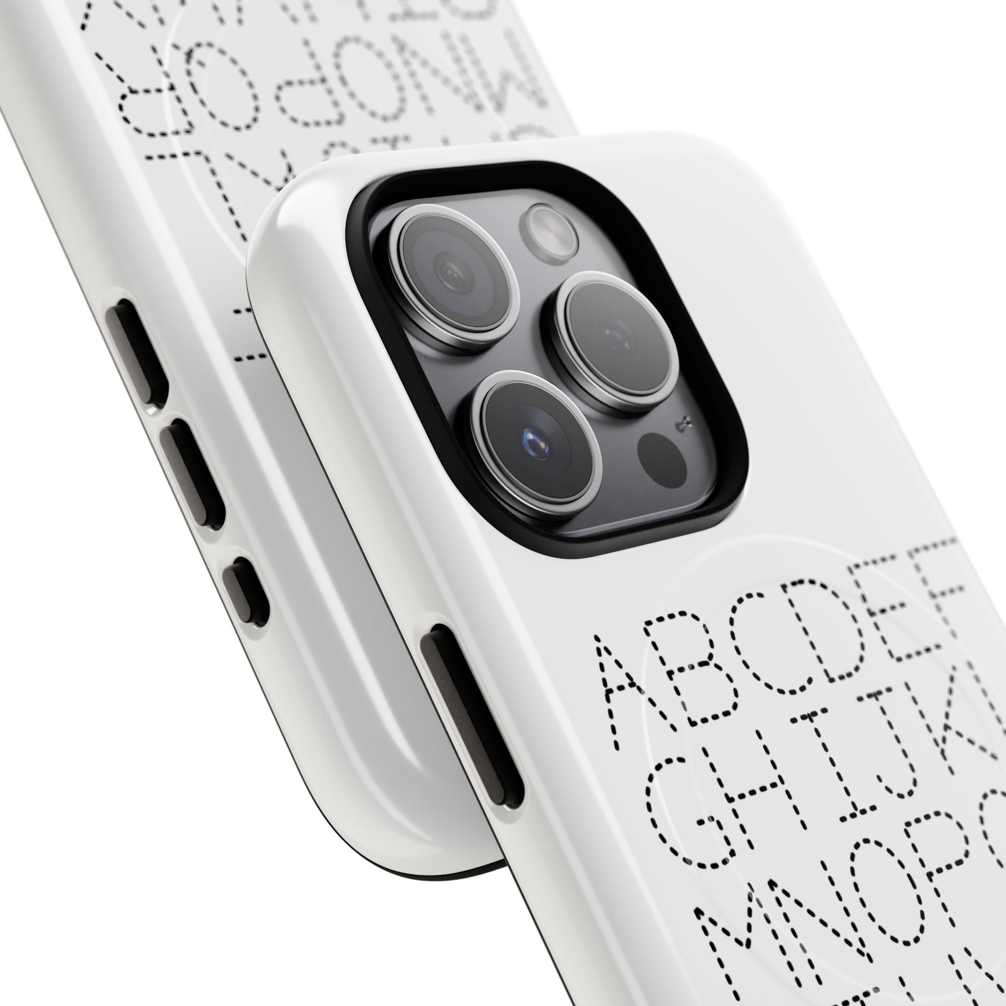 Dotted Alphabet Phone Case | Tough Magnetic Case
