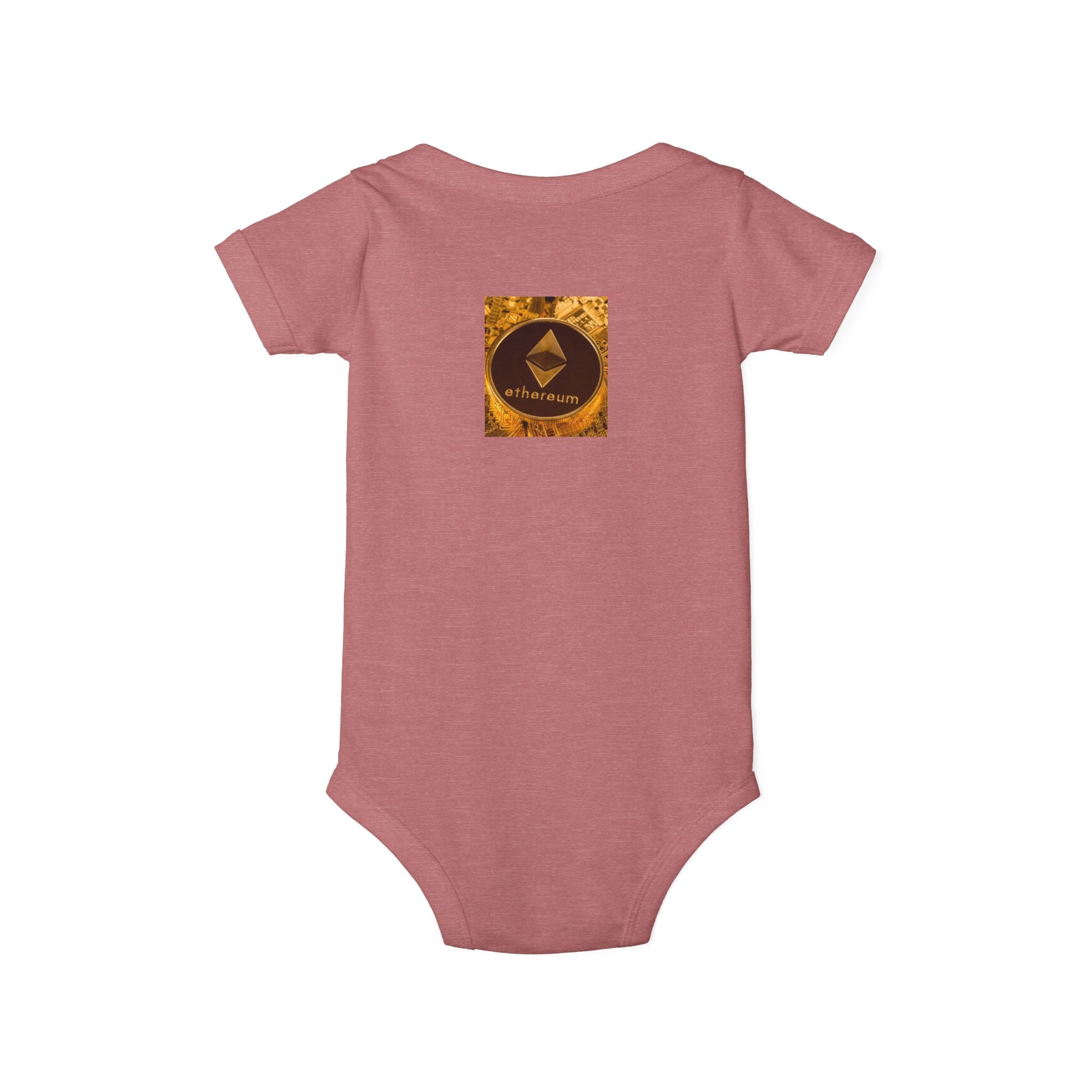 Ethereum Logo Infant Onesie | Crypto Baby Bodysuit