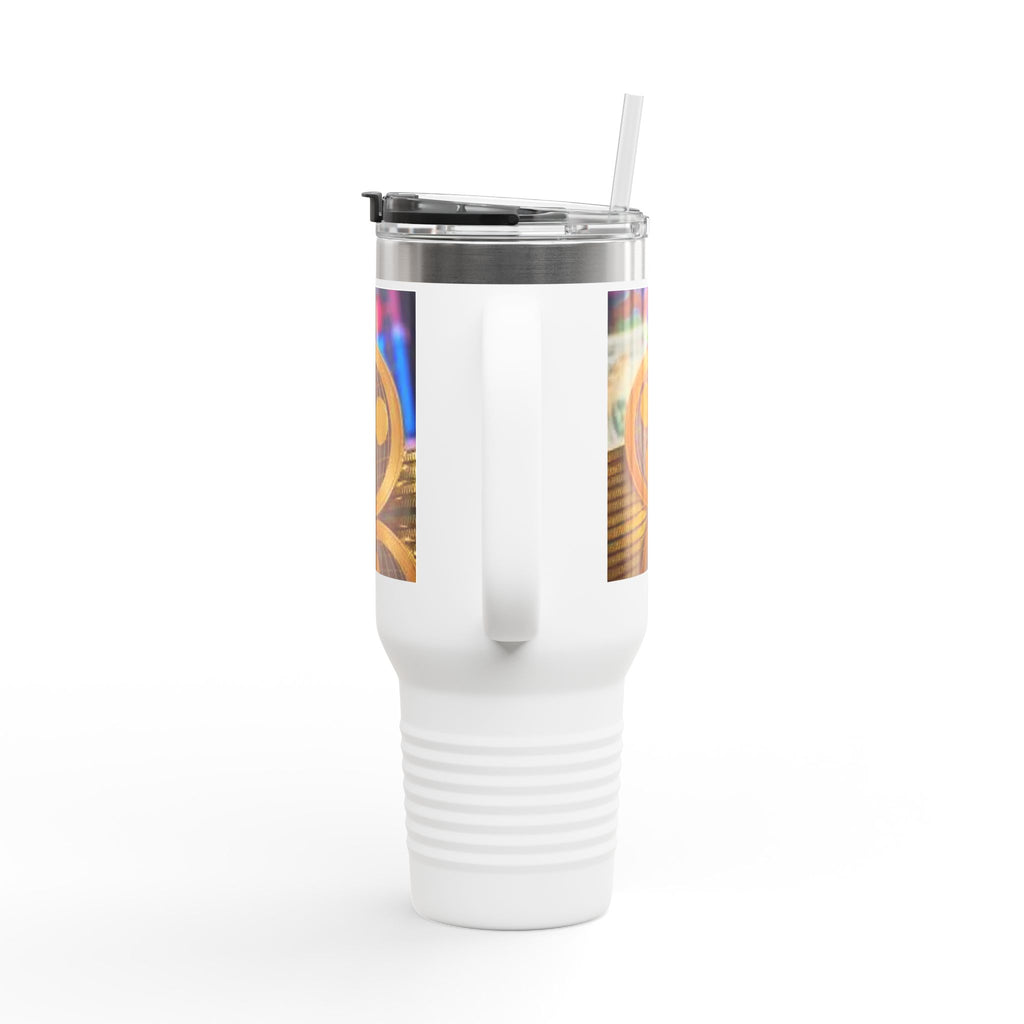 Ripple Crypto Coin Stack Insulated Travel Mug | 40oz