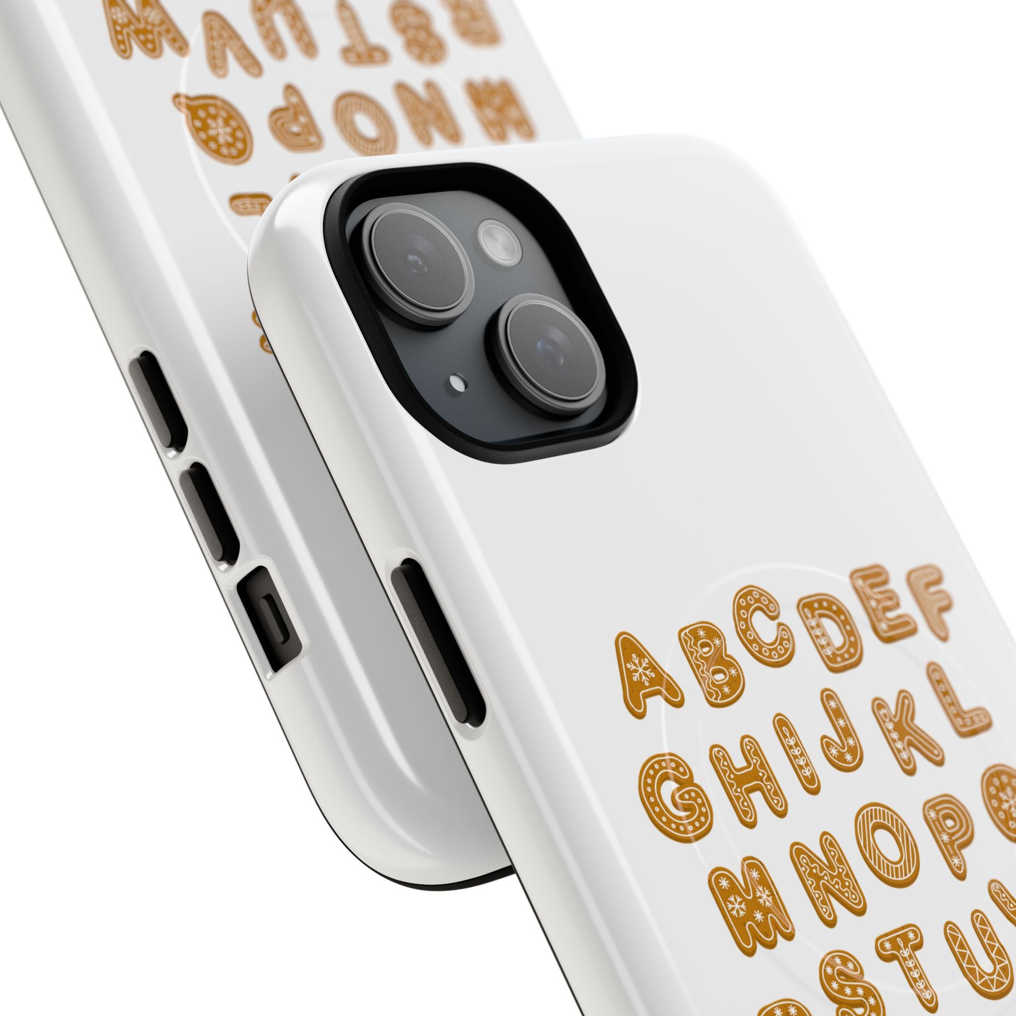 Cookie Alphabet Phone Case | Tough Magnetic Case, Cute Lettering