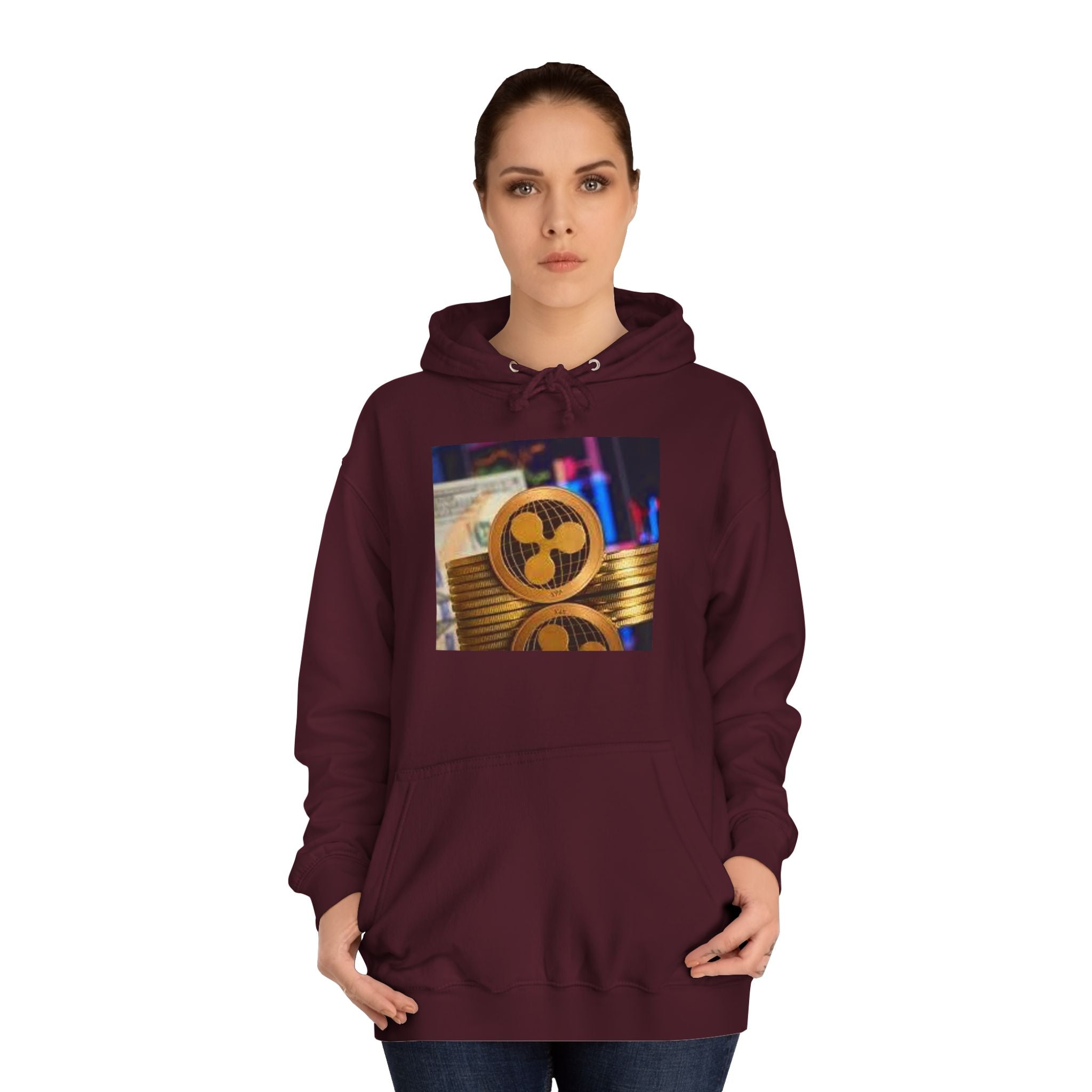 Ripple Cryptocurrency Hoodie | Ripple Coin Graphic, Crypto Stack, Blockchain Fashion