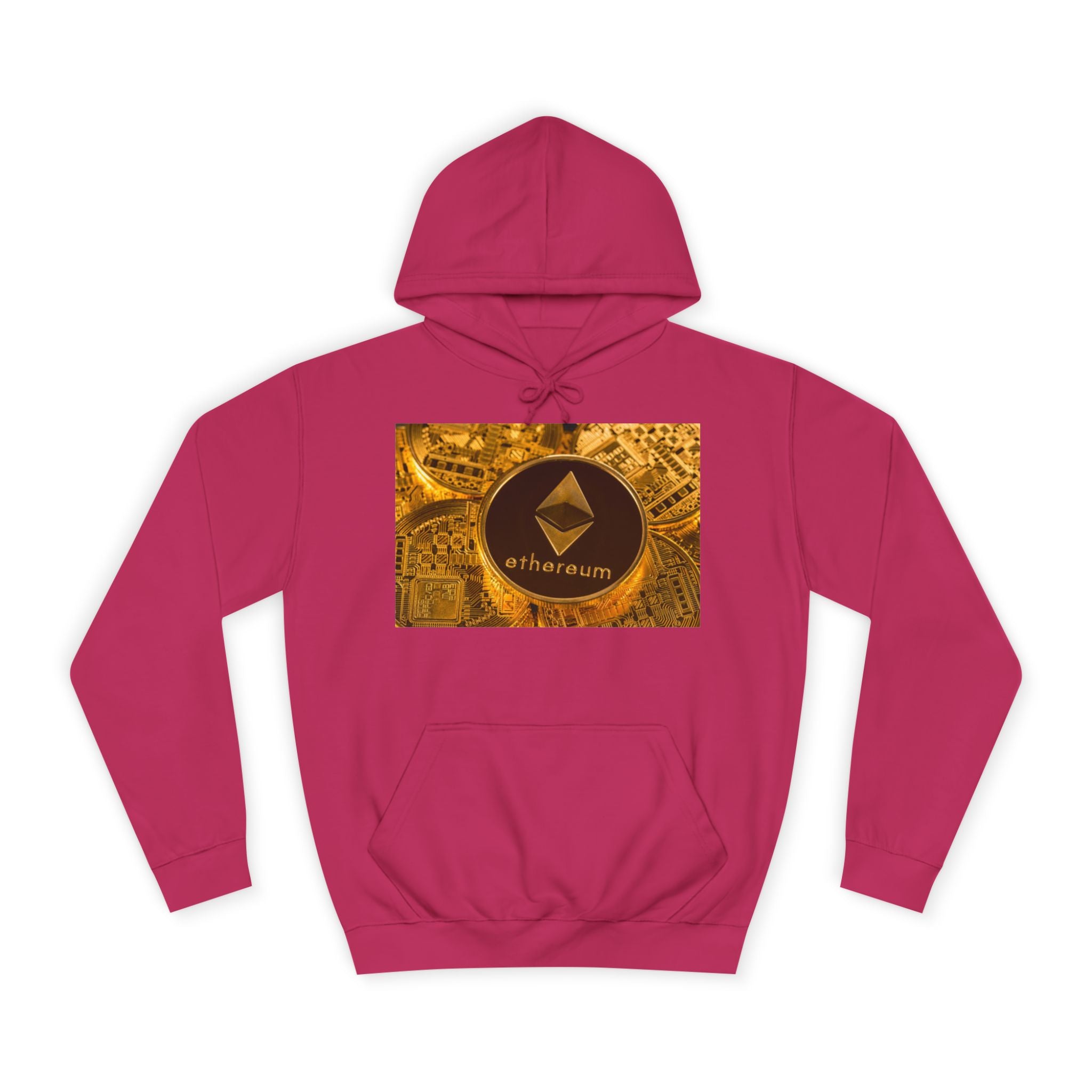 Sweat à capuche Ethereum Coin | Sweat-shirt logo Crypto, design Blockchain
