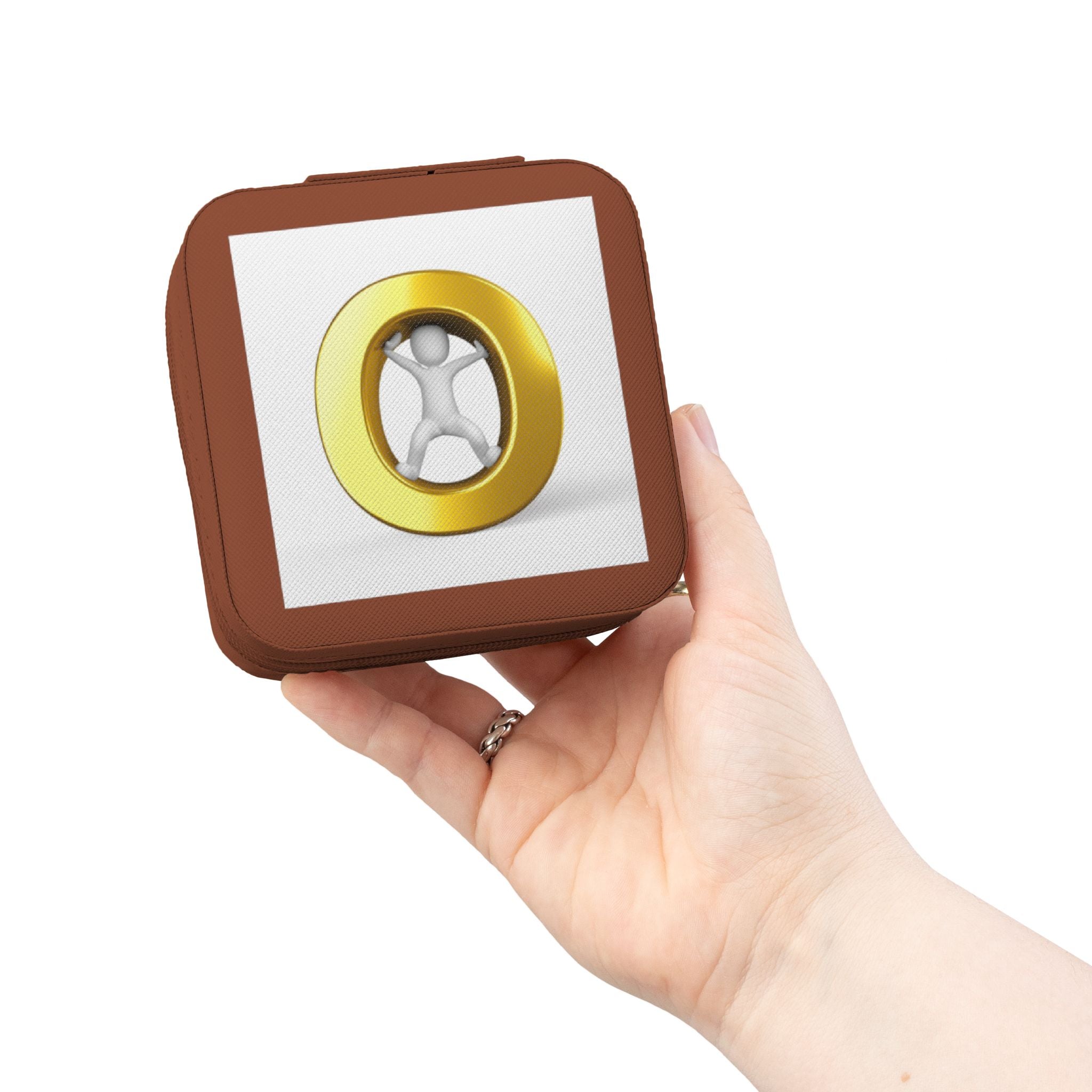 Étui de voyage compact pour bijoux | Petit organisateur de bijoux de voyage, rangement pour bagues et boucles d'oreilles