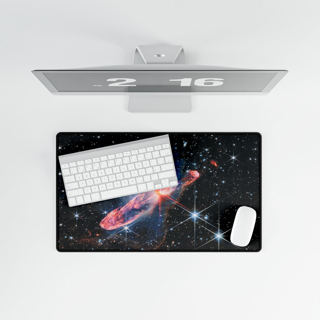 Galaxy Nebula Desk Mat | Space Stars Cosmic Mousepad