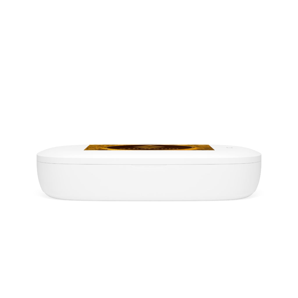 Ethereum Coin design UV Phone Sanitizer and Wireless Charging Pad | Crypto motif