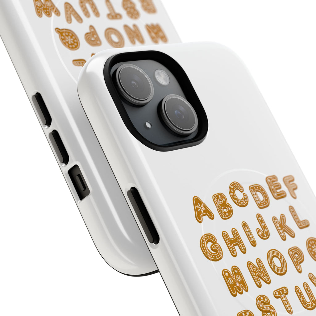 Cookie Alphabet Phone Case | Tough Magnetic Case, Cute Lettering
