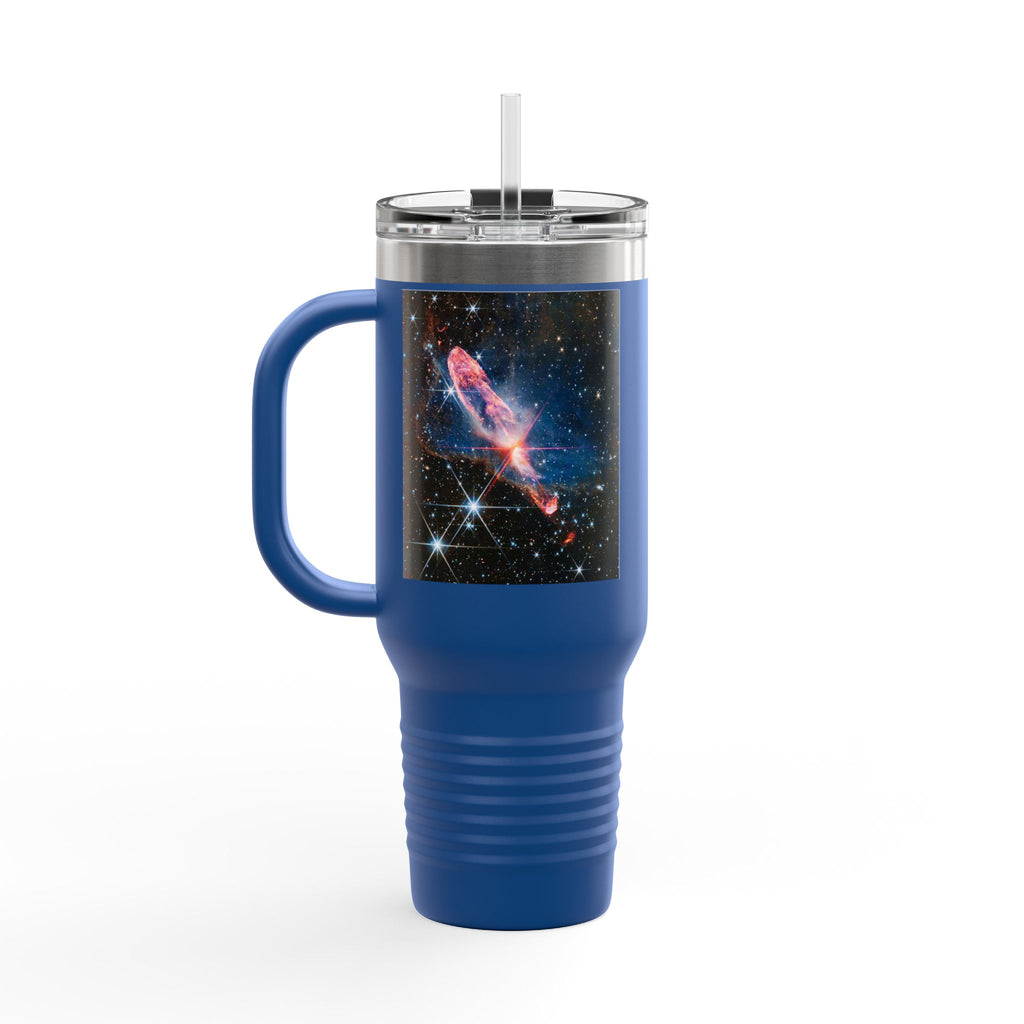 Cosmic Nebula with Stars 40oz Travel Mug | Space Galaxy Insulated Tumbler