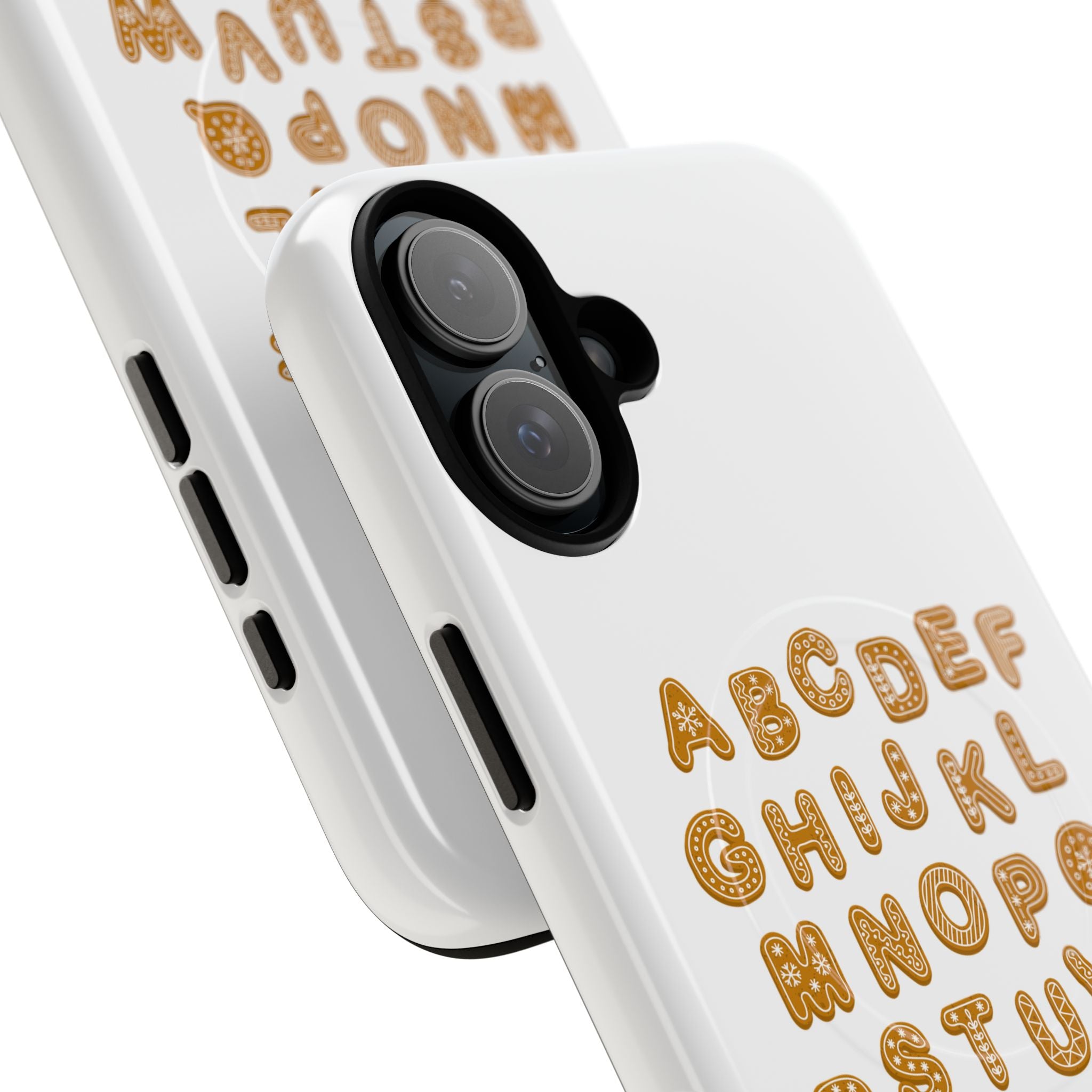 Cookie Alphabet Phone Case | Tough Magnetic Case, Cute Lettering