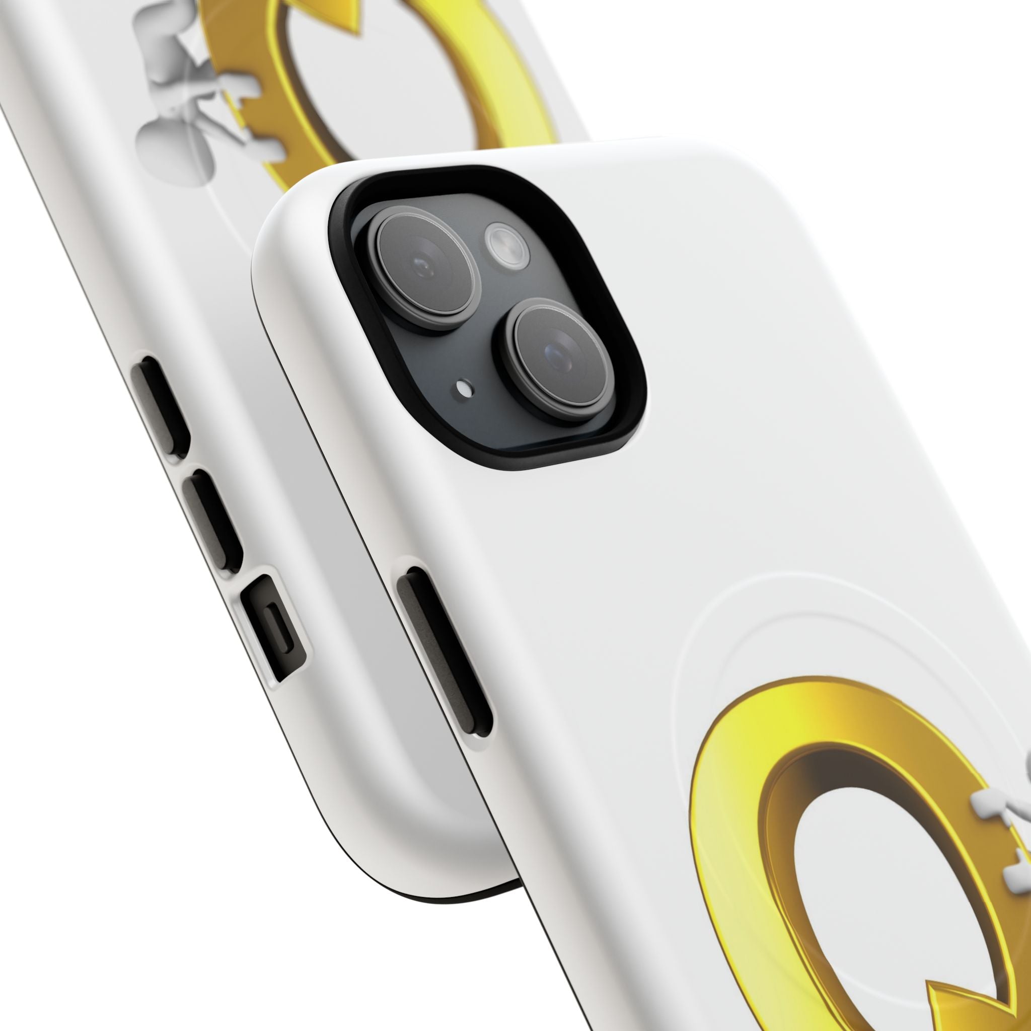 Gold Letter Q design phone case | Magnetic Tough Case
