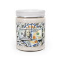 Money Stack Candle jar | Soy Candle 9oz with White Lid