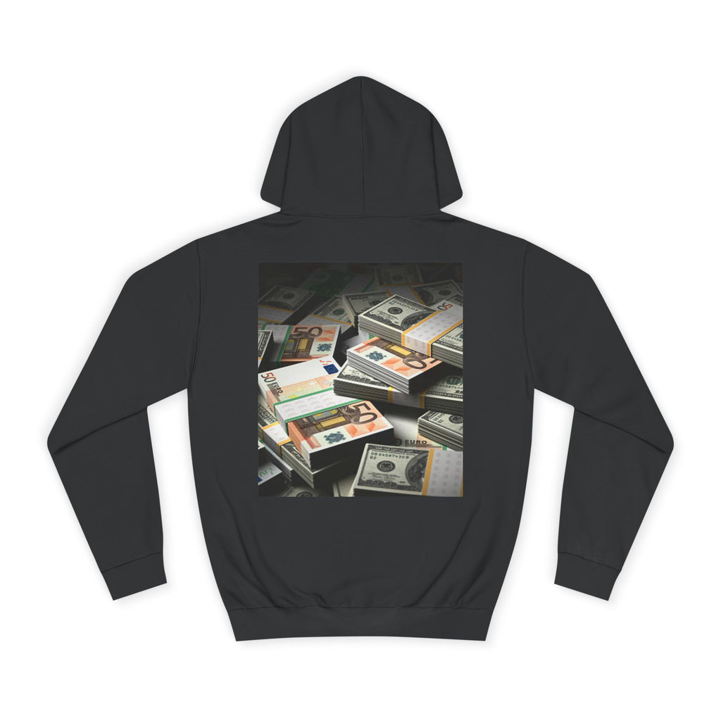 Stacked Cash Money Hoodie | Vintage Banknote Print, Stacks of Dollars