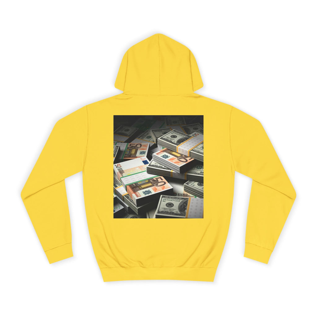 Stacked Cash Money Hoodie | Vintage Banknote Print, Stacks of Dollars