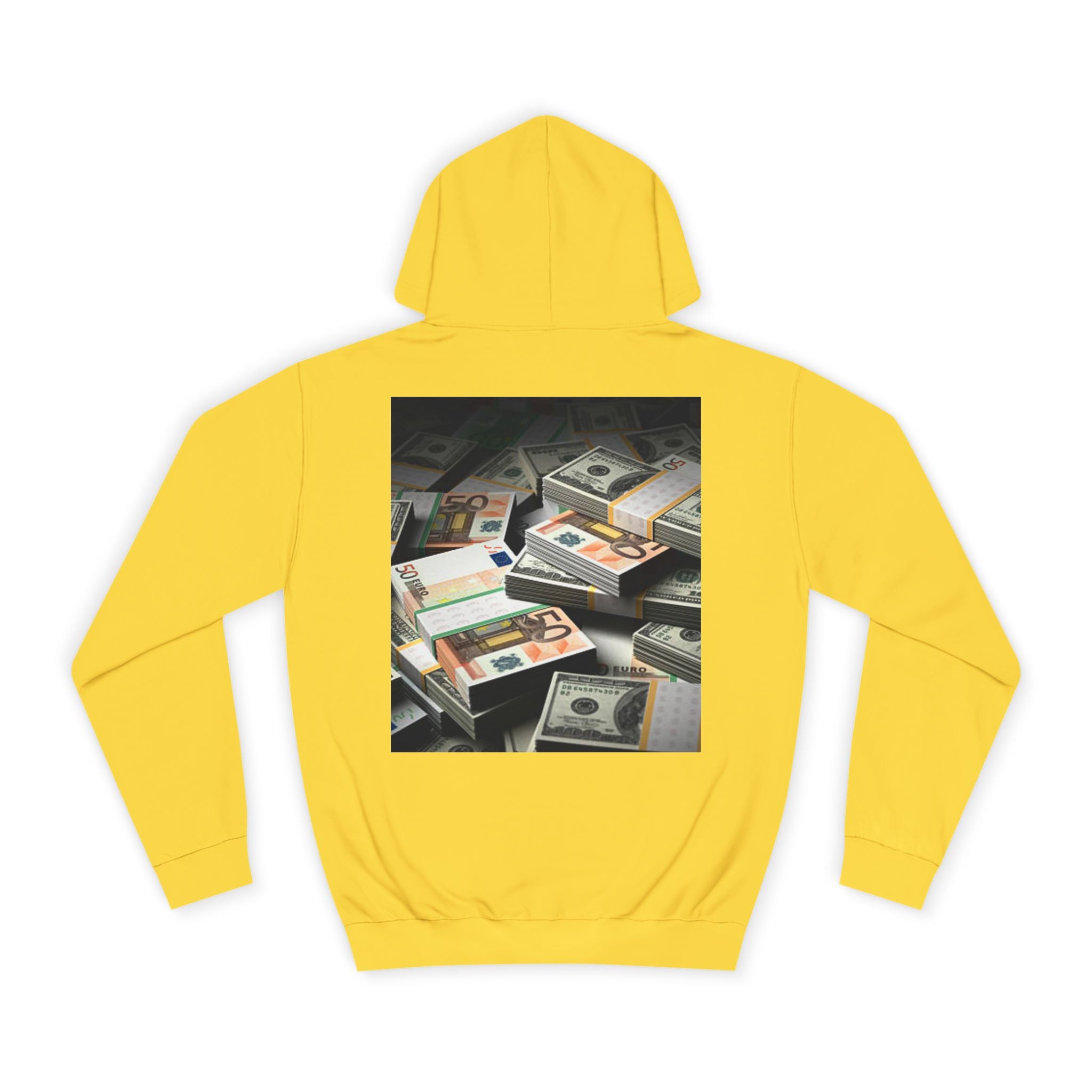 Stacked Cash Money Hoodie | Vintage Banknote Print, Stacks of Dollars