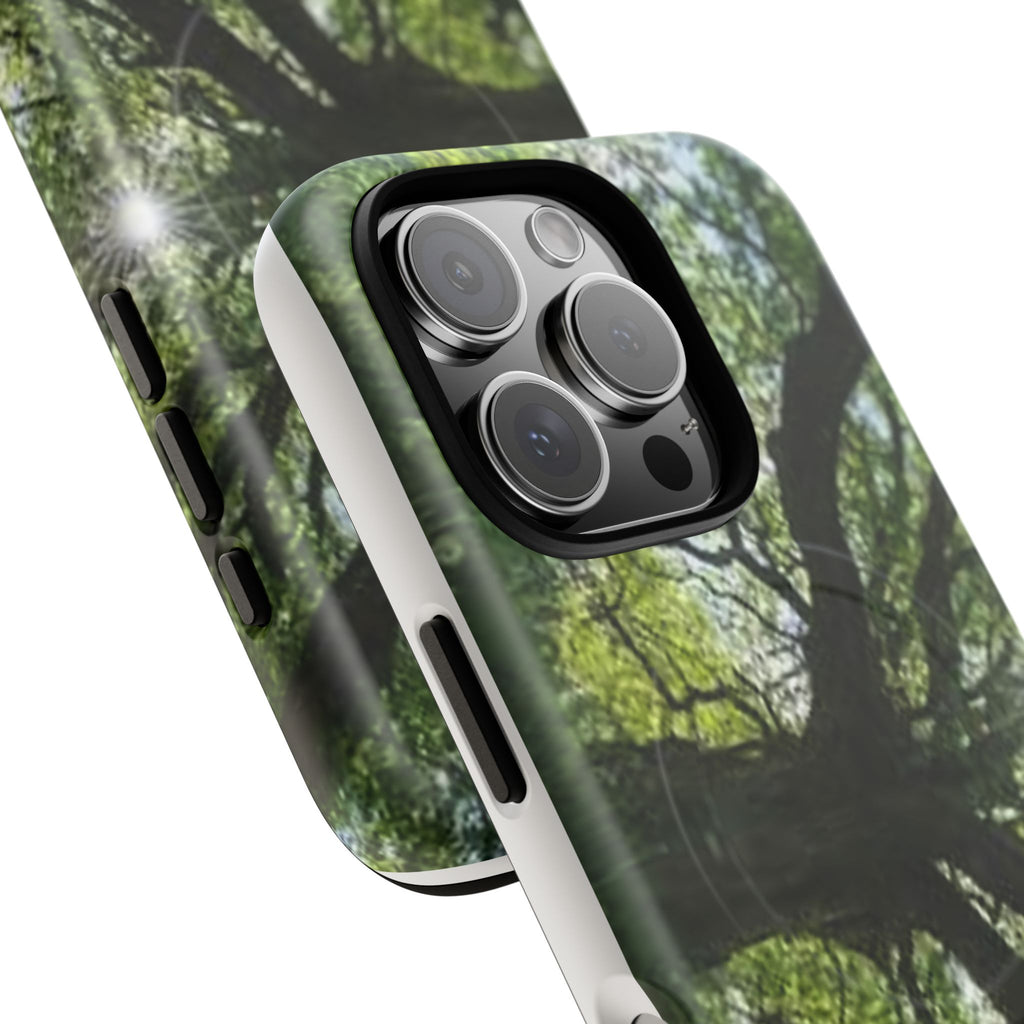 Sunlit Oak Tree Phone Case | Tough Magnetic Case