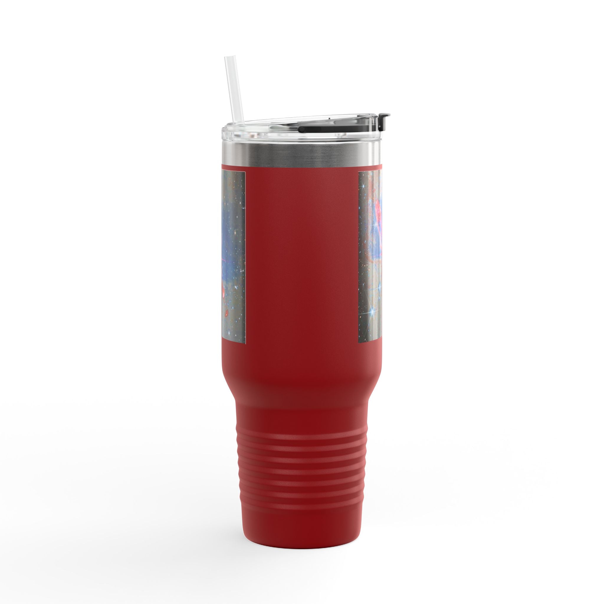 Mug de voyage isotherme 40oz Nébuleuse cosmique avec étoiles | Gobelet isotherme Galaxie spatiale