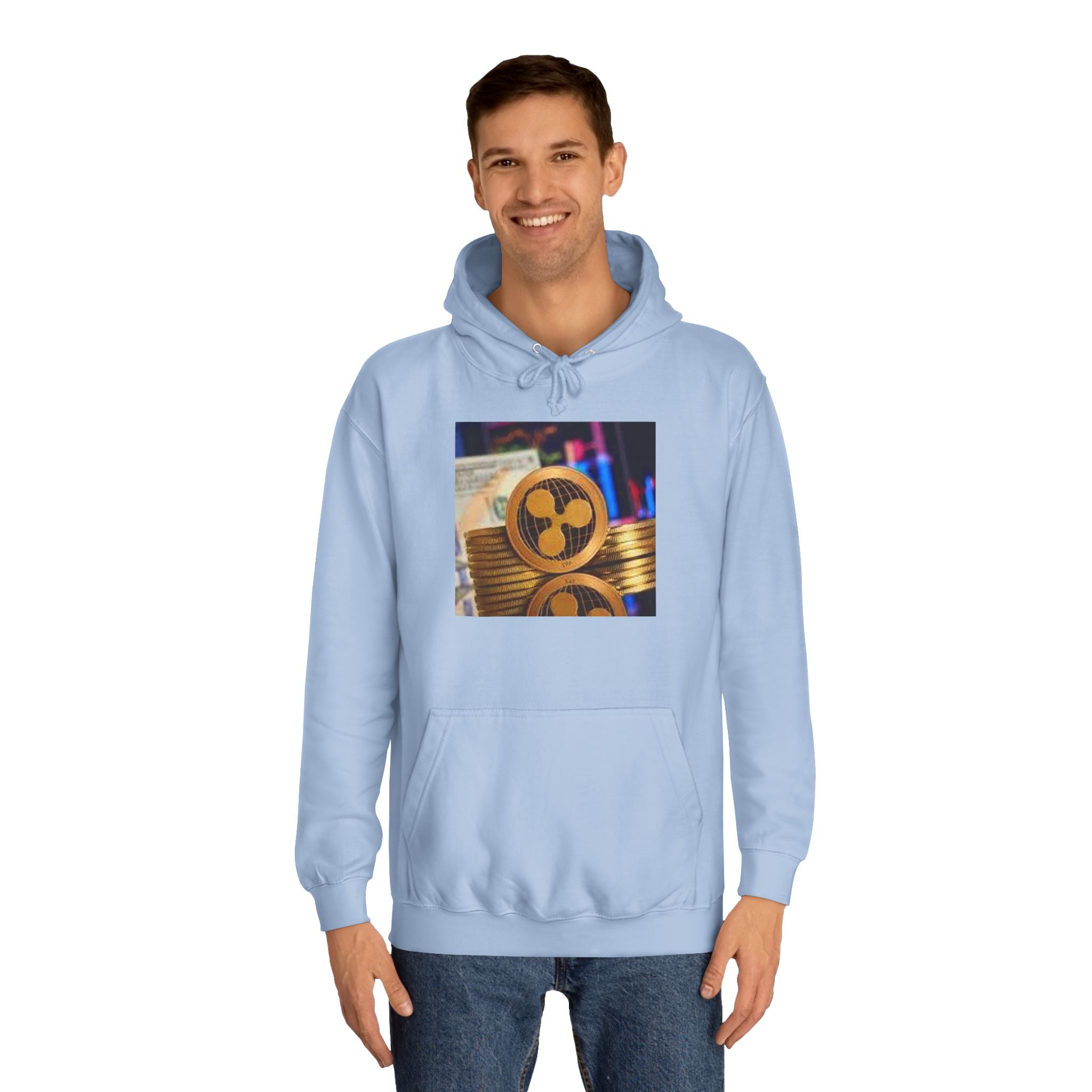 Ripple Cryptocurrency Hoodie | Ripple Coin Graphic, Crypto Stack, Blockchain Fashion