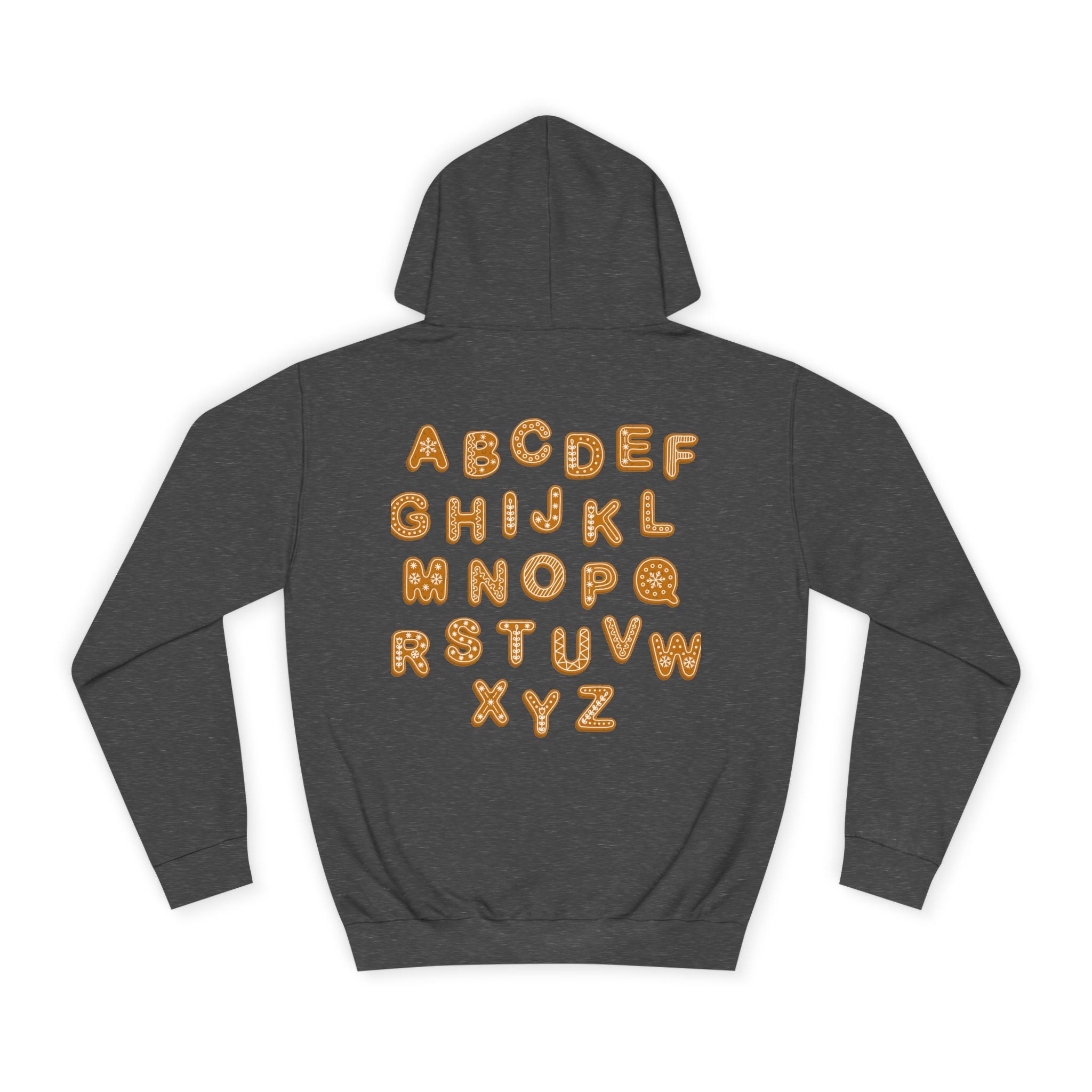 Cookie Alphabet Hoodie | Letters A to Z Cookie Font Sweatshirt