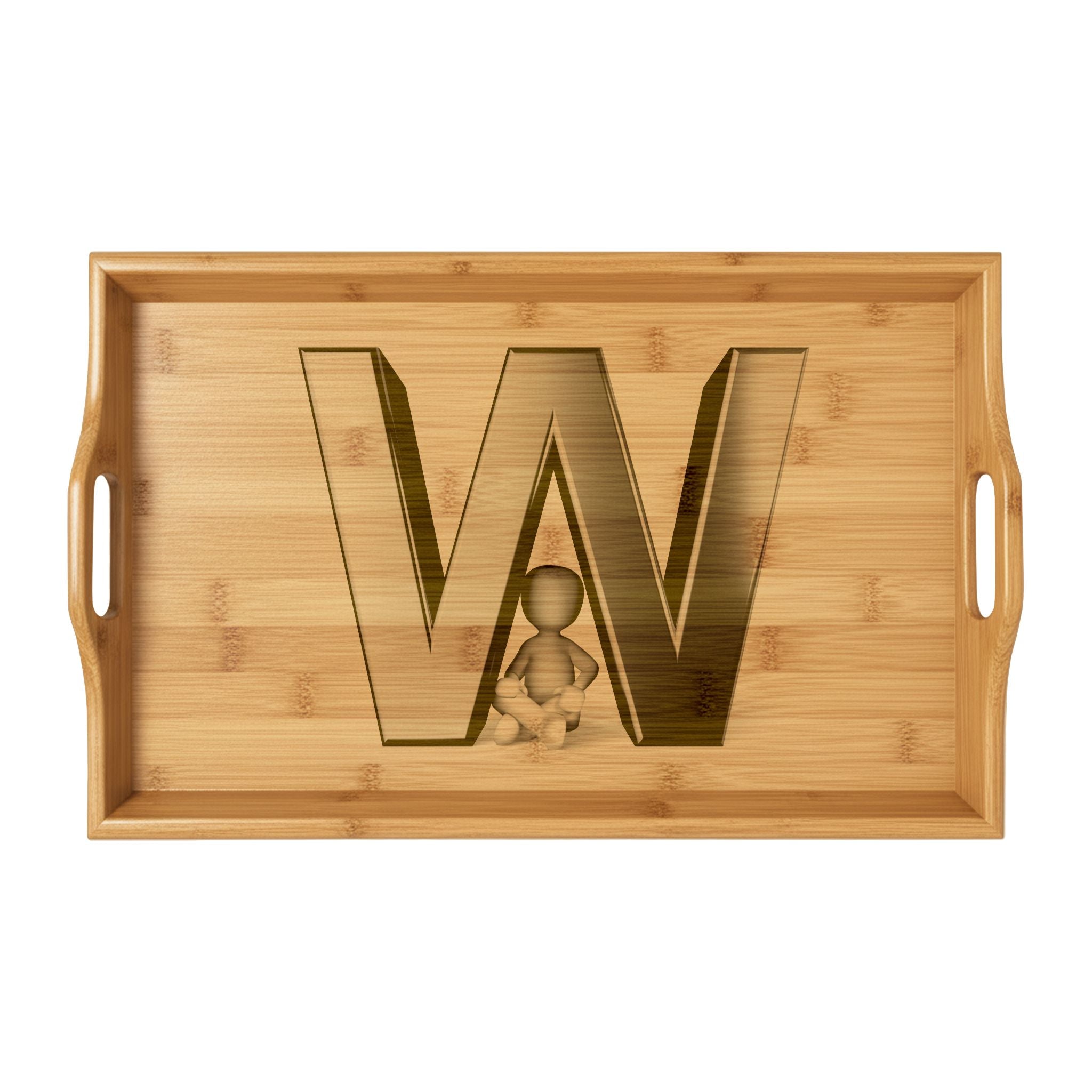 Bamboo Serving Tray (Engraving)
