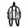 Clear Stadium Backpack | Transparent School Bag with Mesh Side Pockets