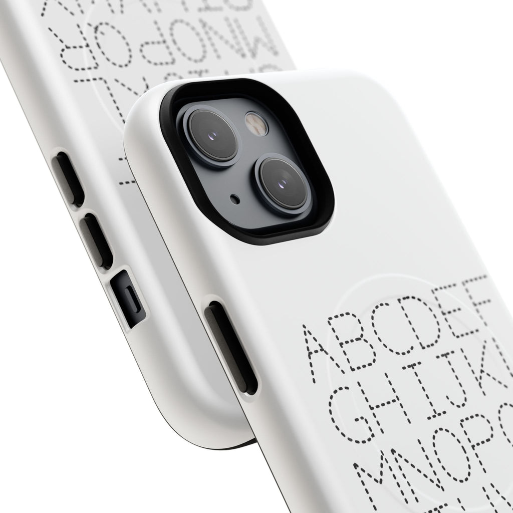 Dotted Alphabet Phone Case | Tough Magnetic Case
