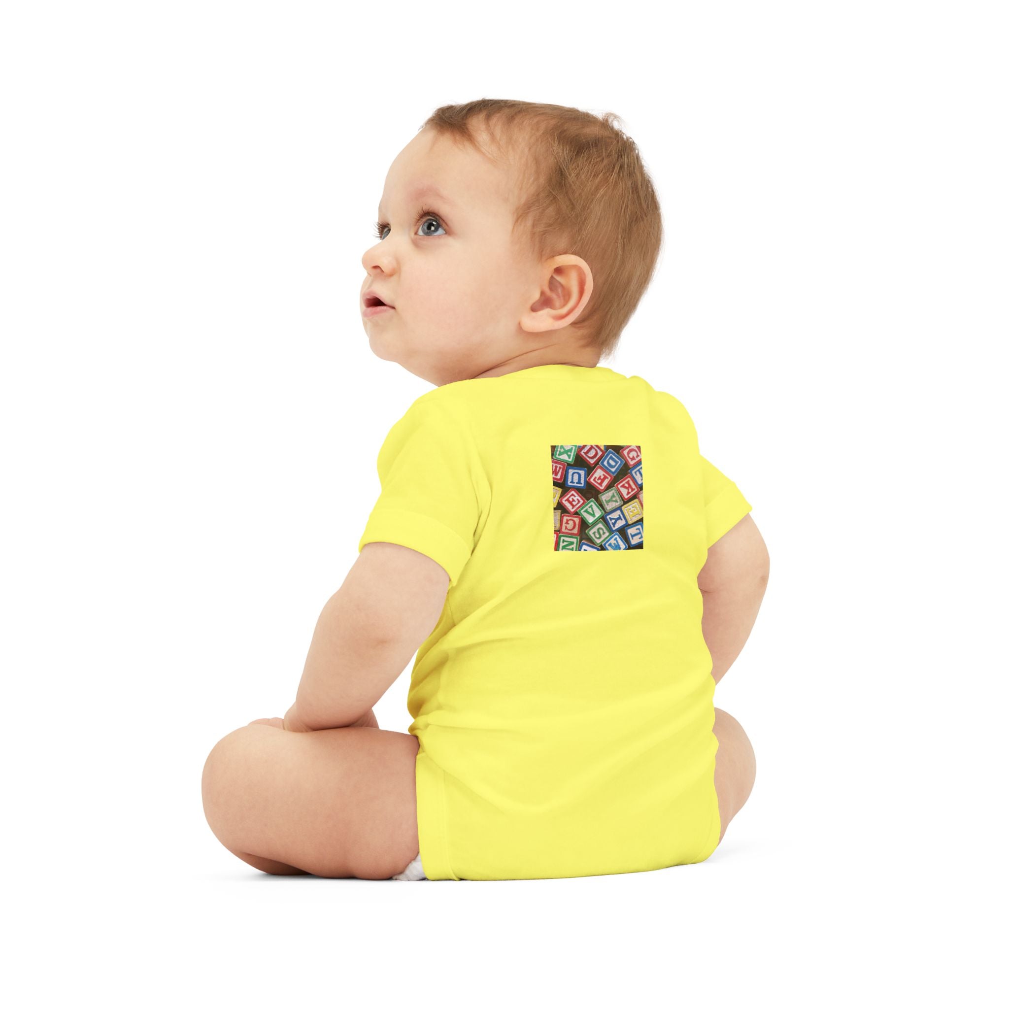 Colorful Alphabet Blocks Infant One Piece | Baby Bodysuit
