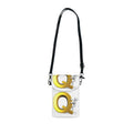 Gold Letter Q Phone Wallet Crossbody | Small Cell Phone Wallet