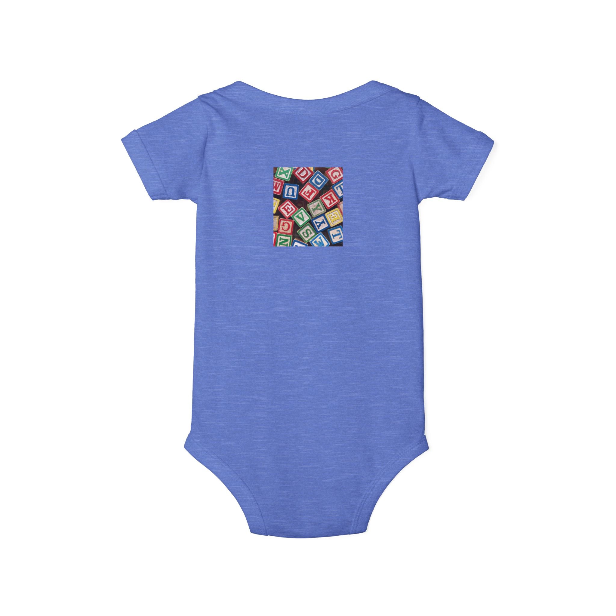 Colorful Alphabet Blocks Infant One Piece | Baby Bodysuit