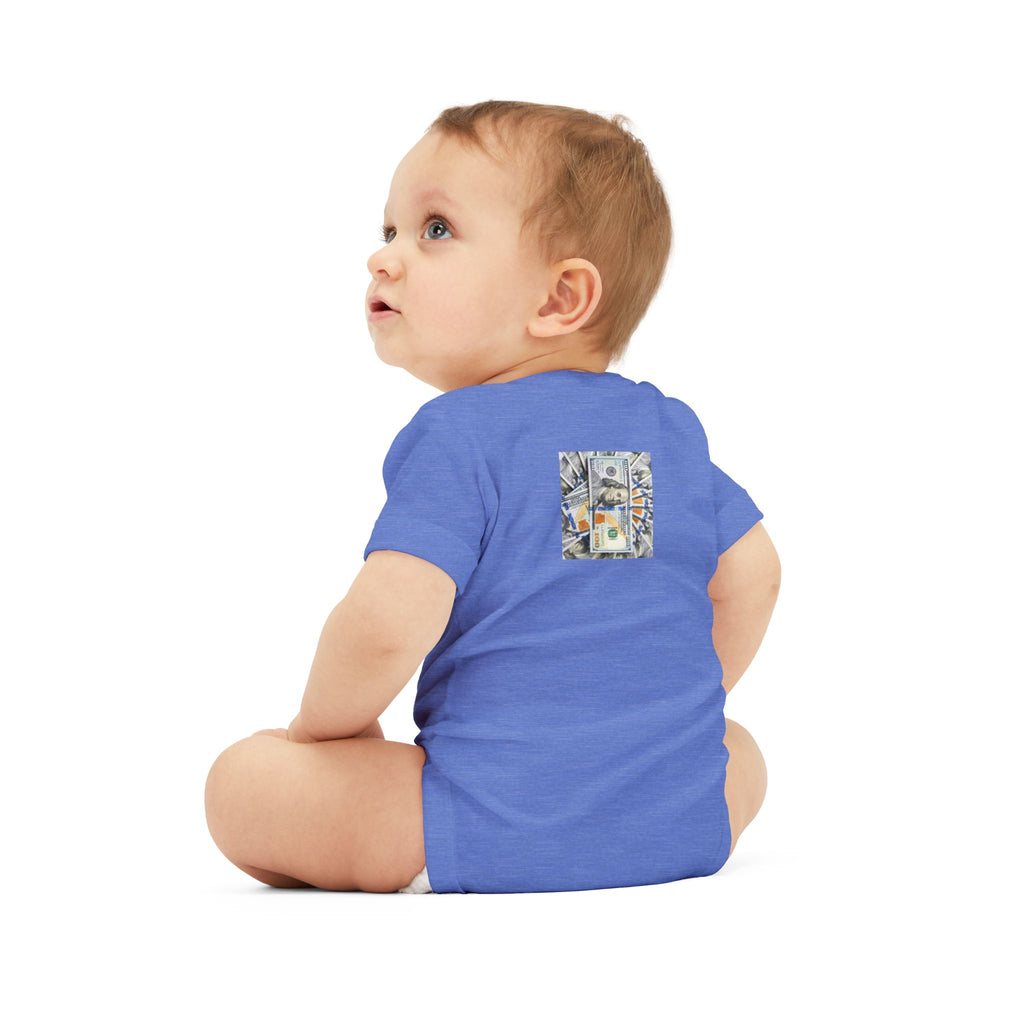 Money Infant Jersey One Piece | Modern Art Baby Bodysuit