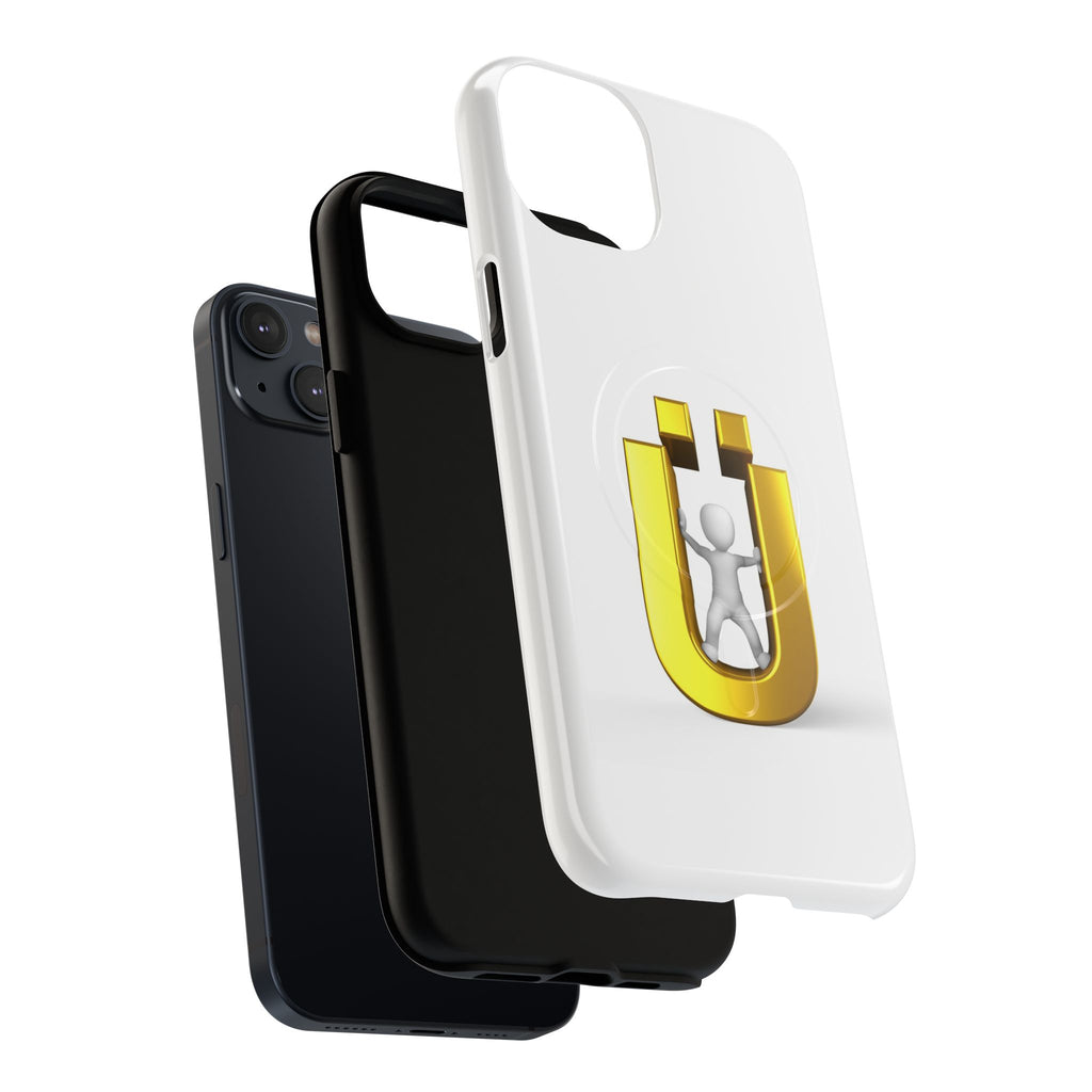 Gold Letter Ü Logo phone case | Tough Magnetic Case