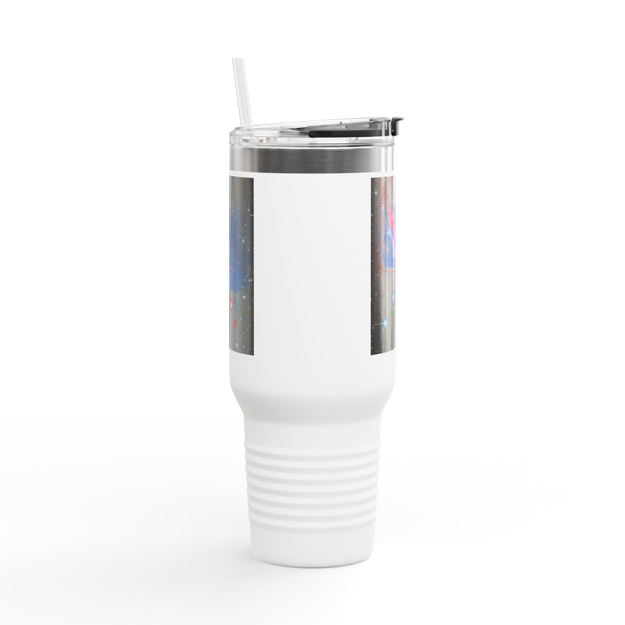 Mug de voyage isotherme 40oz Nébuleuse cosmique avec étoiles | Gobelet isotherme Galaxie spatiale