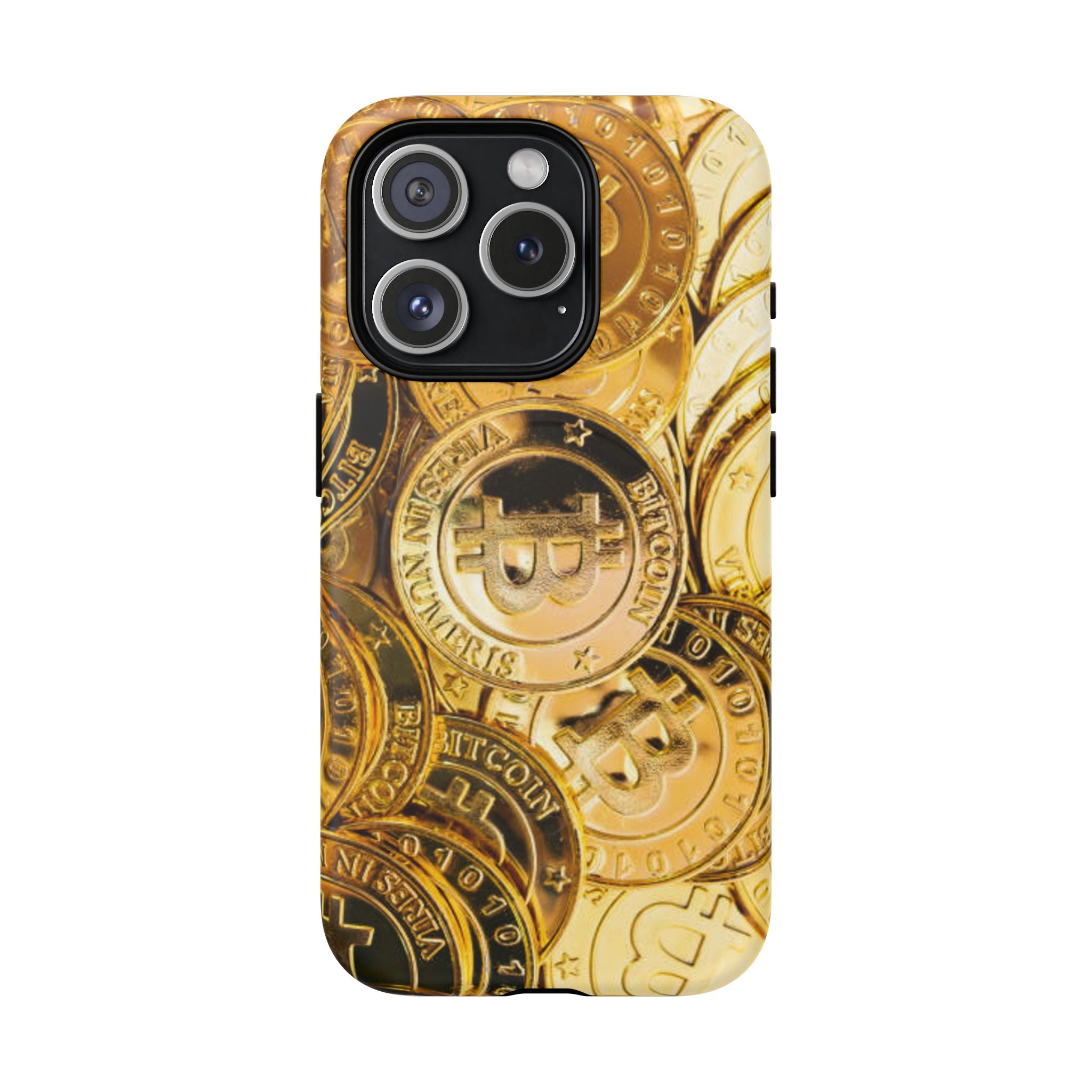 Coque de Téléphone Bitcoin Or | Coque Magnétique Robuste