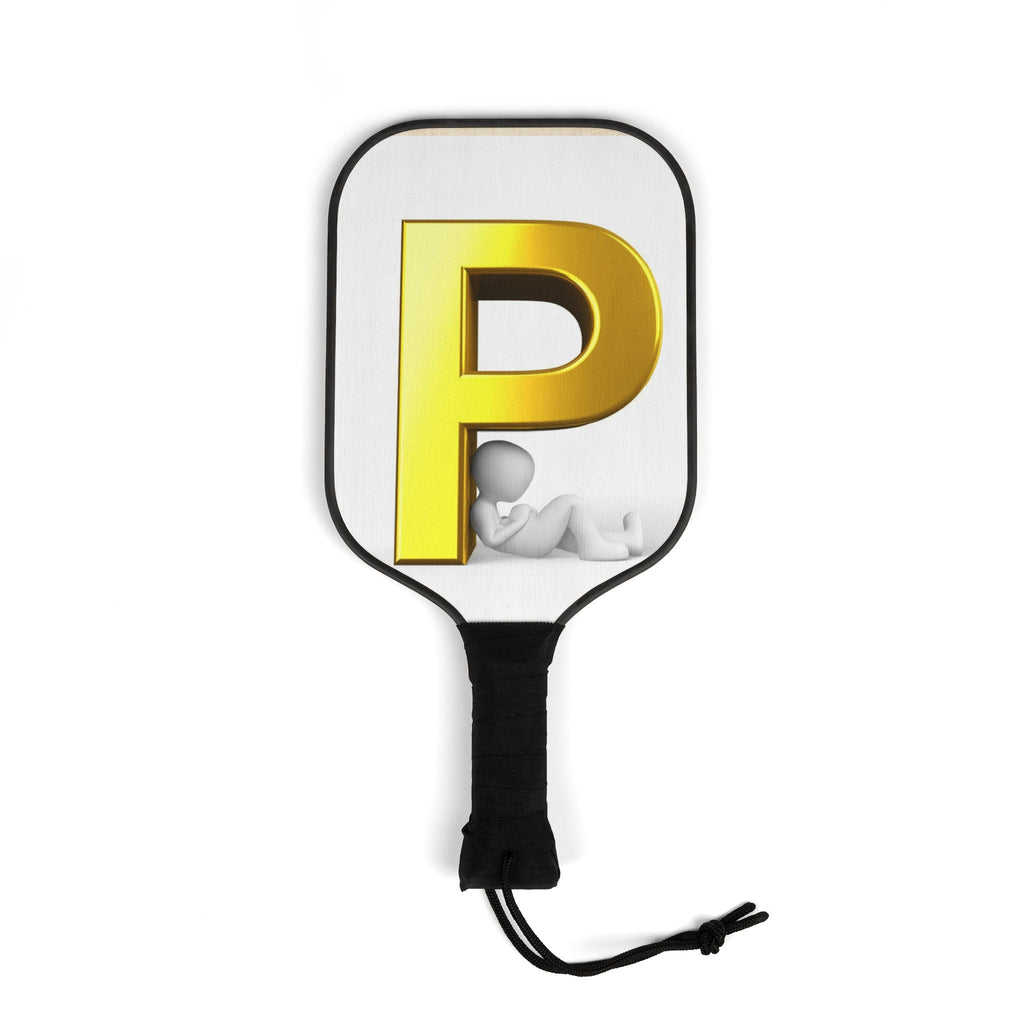 Gold Letter P Pickleball Kit paddle set | Pickleball Kit