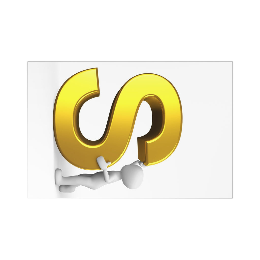 Gold Letter S Postcards (7 pcs) | Monogram Initial Stationery