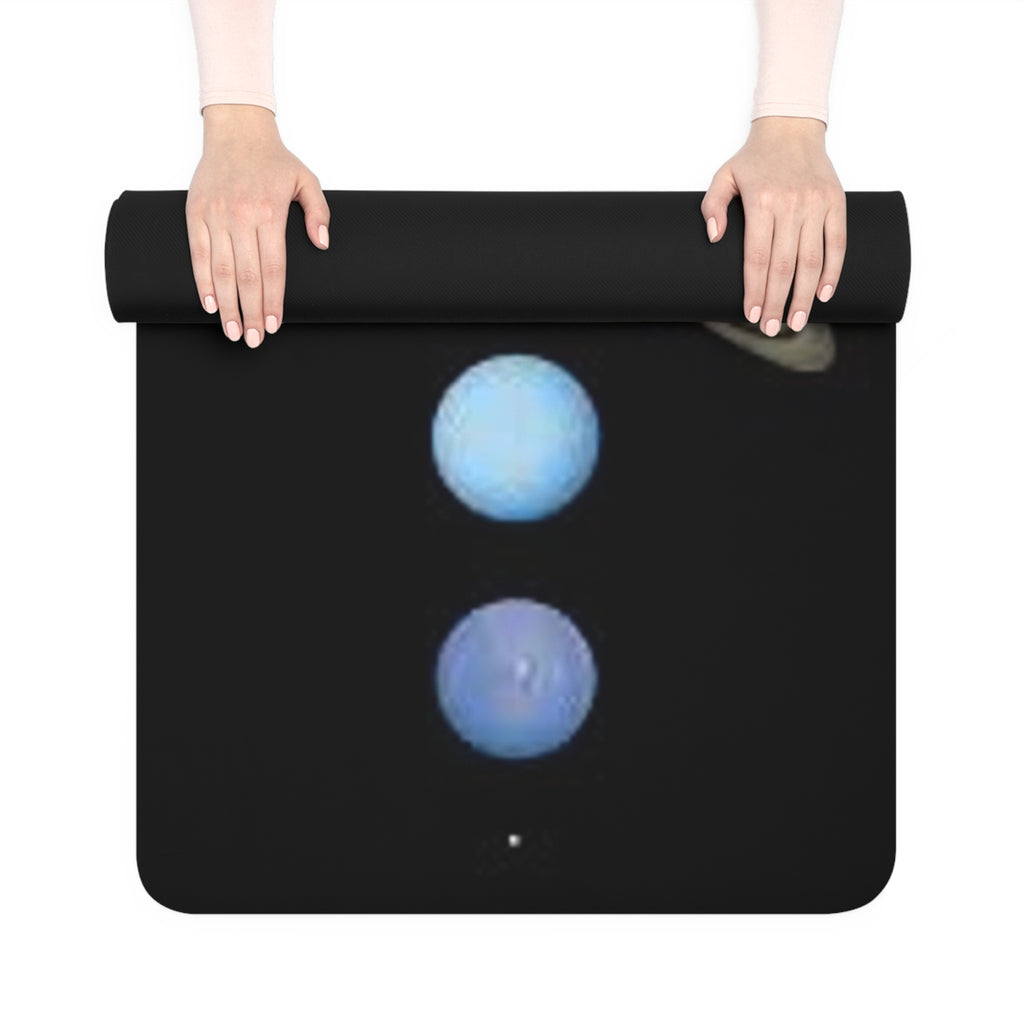 Solar System Planets Rubber Yoga Mat | Space Planet Fitness Mat