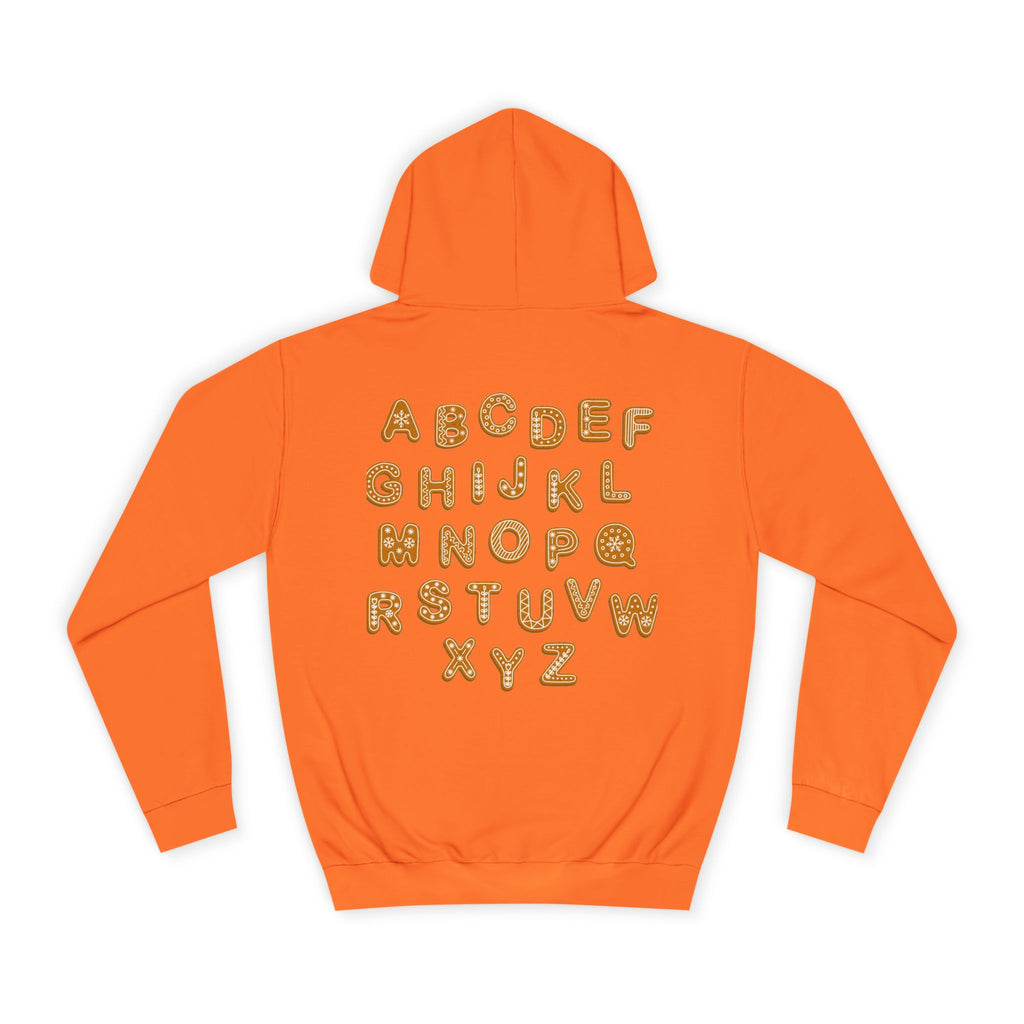 Cookie Alphabet Hoodie | Letters A to Z Cookie Font Sweatshirt