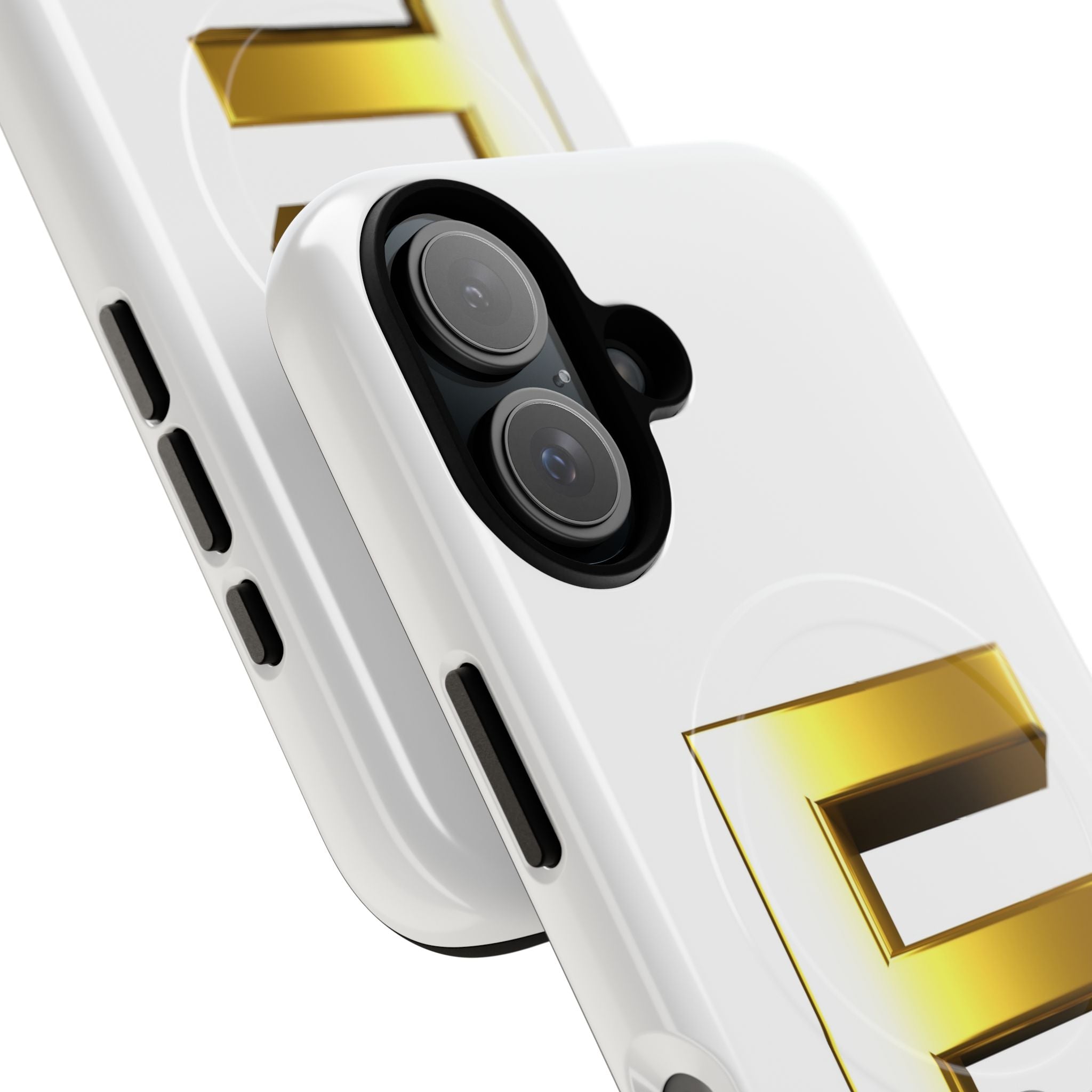 Gold Letter E monogram Phone Case | Magnetic Tough Case