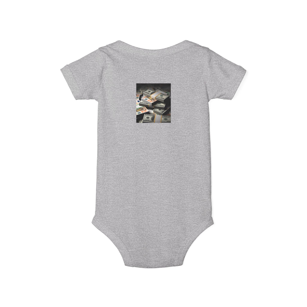 Stack Of Cash Infant Onesie | Baby Bodysuit Photography Print