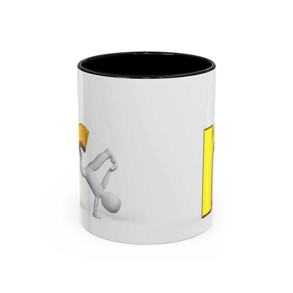 3D Letter R Breakdance Design Mug | Accent Coffee Mug 11oz or 15oz