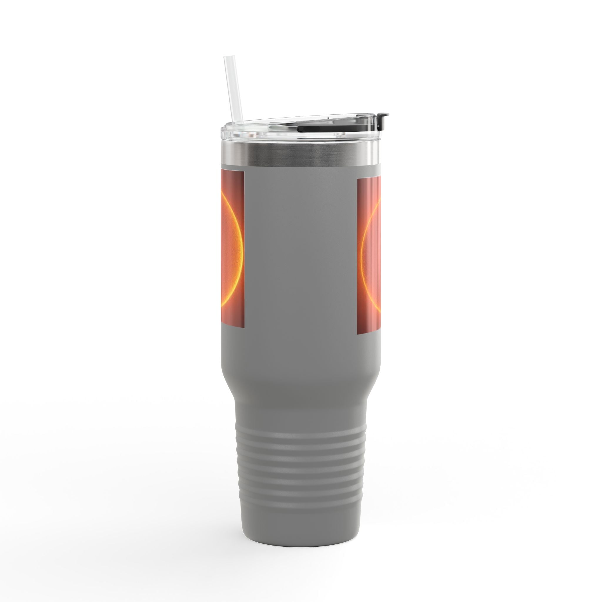 Glowing Solar Disc Travel Mug | 40oz Insulated Tumbler