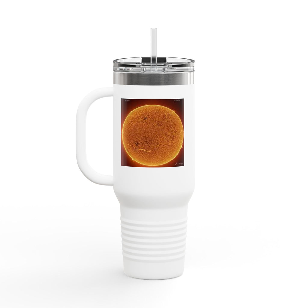 Sun Photo Travel Mug 40oz | Solar Disc Stainless Insulated Tumbler