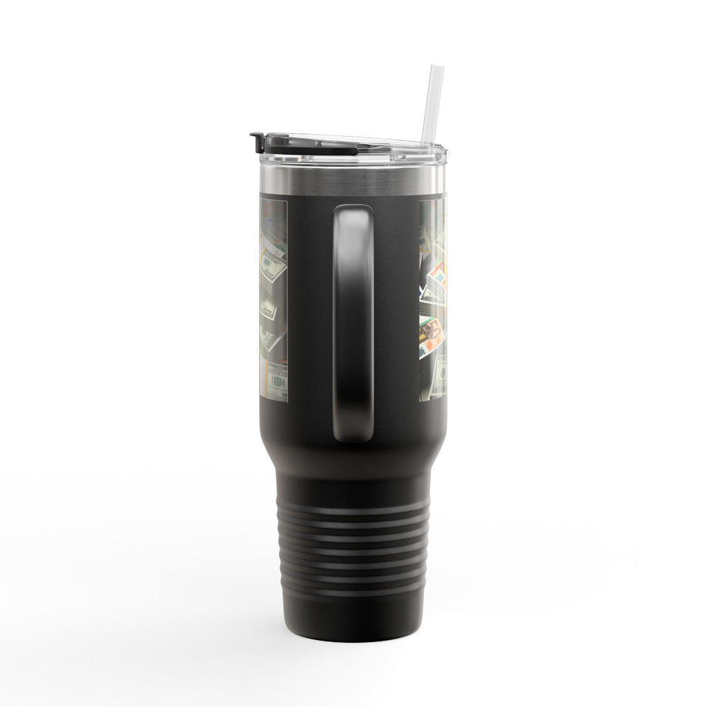 Stacked Cash Money design Insulated Travel Mug | 40oz