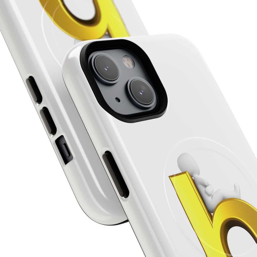 Gold Letter B Phone Case | Tough Magnetic Case