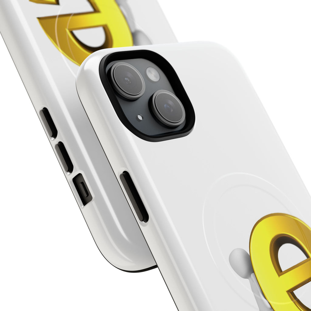 3D Gold Letter E Phone Case | Tough Magnetic Case