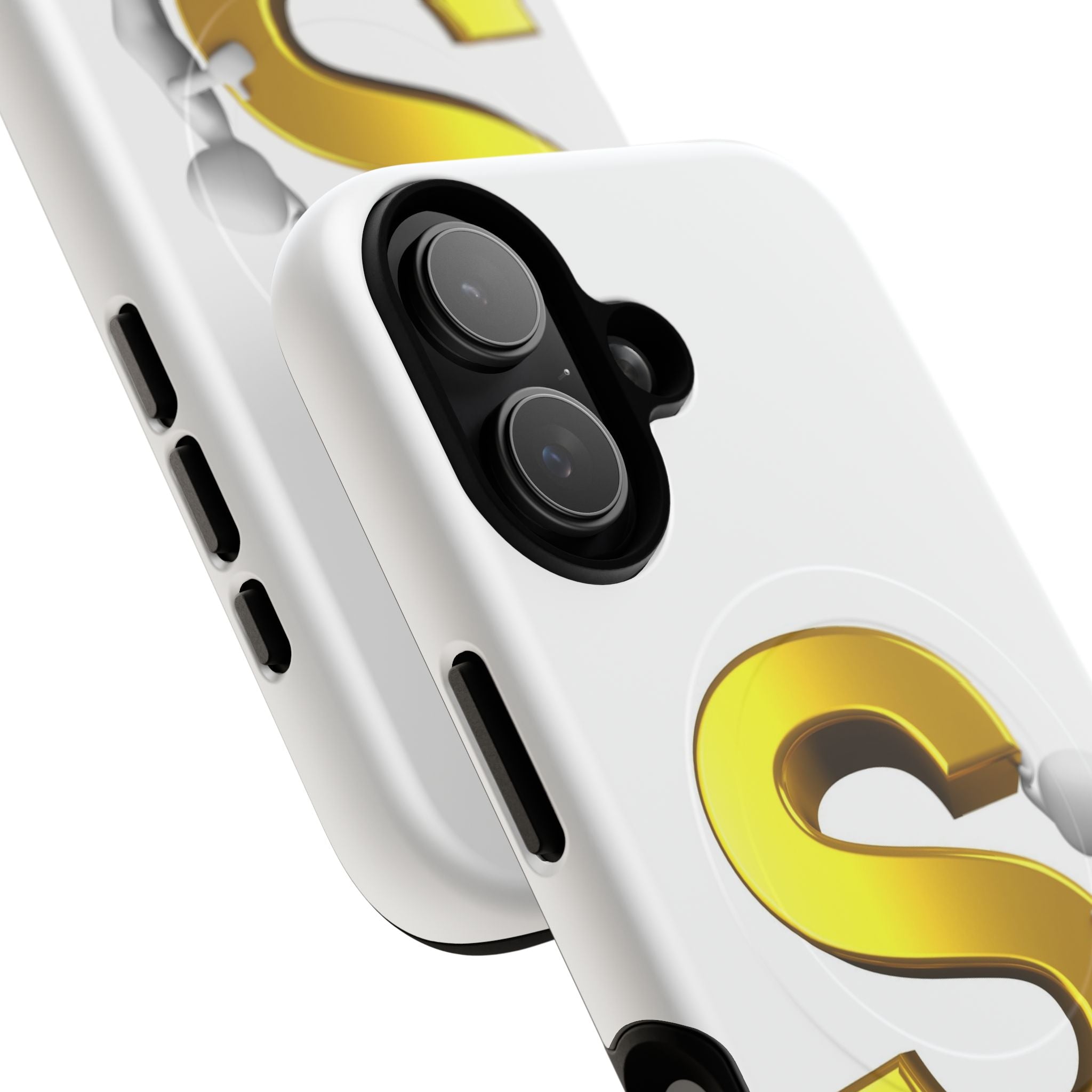 Gold Letter S Monogram Phone Case | Tough Magnetic Case